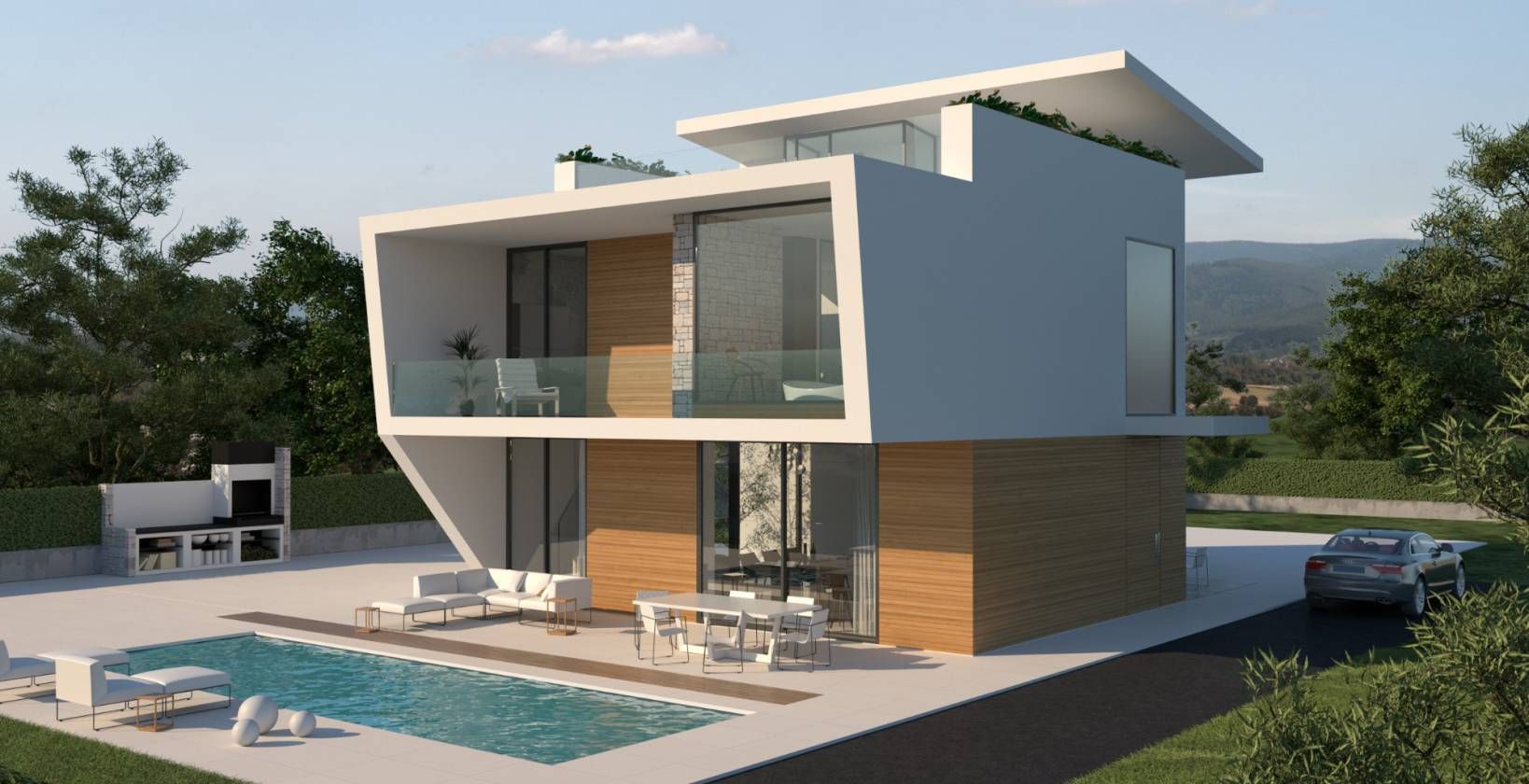En-suite bathroom with walk-in shower in new-build villa, Campoamor, Orihuela Costa