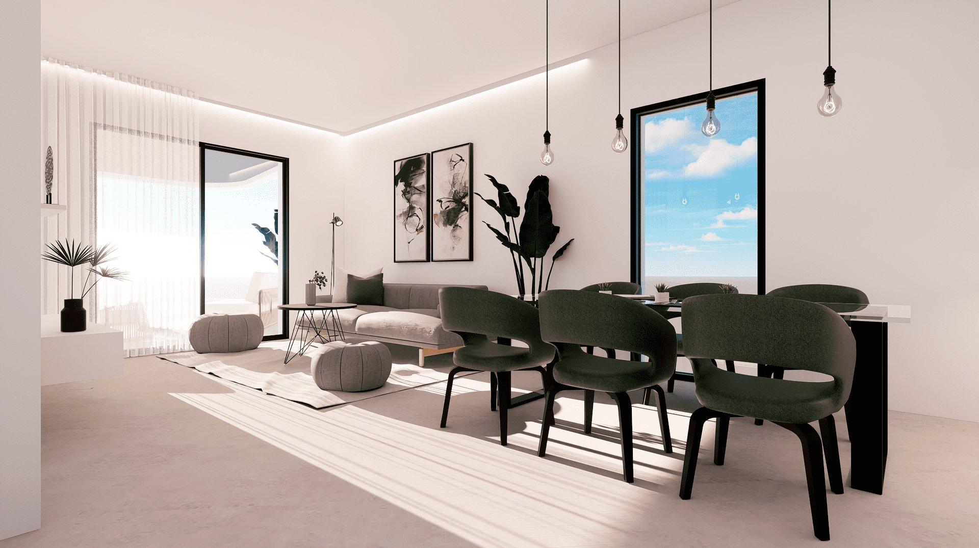 Surrounding neighbourhood and hillside setting, Golf Puig Campana, Finestrat