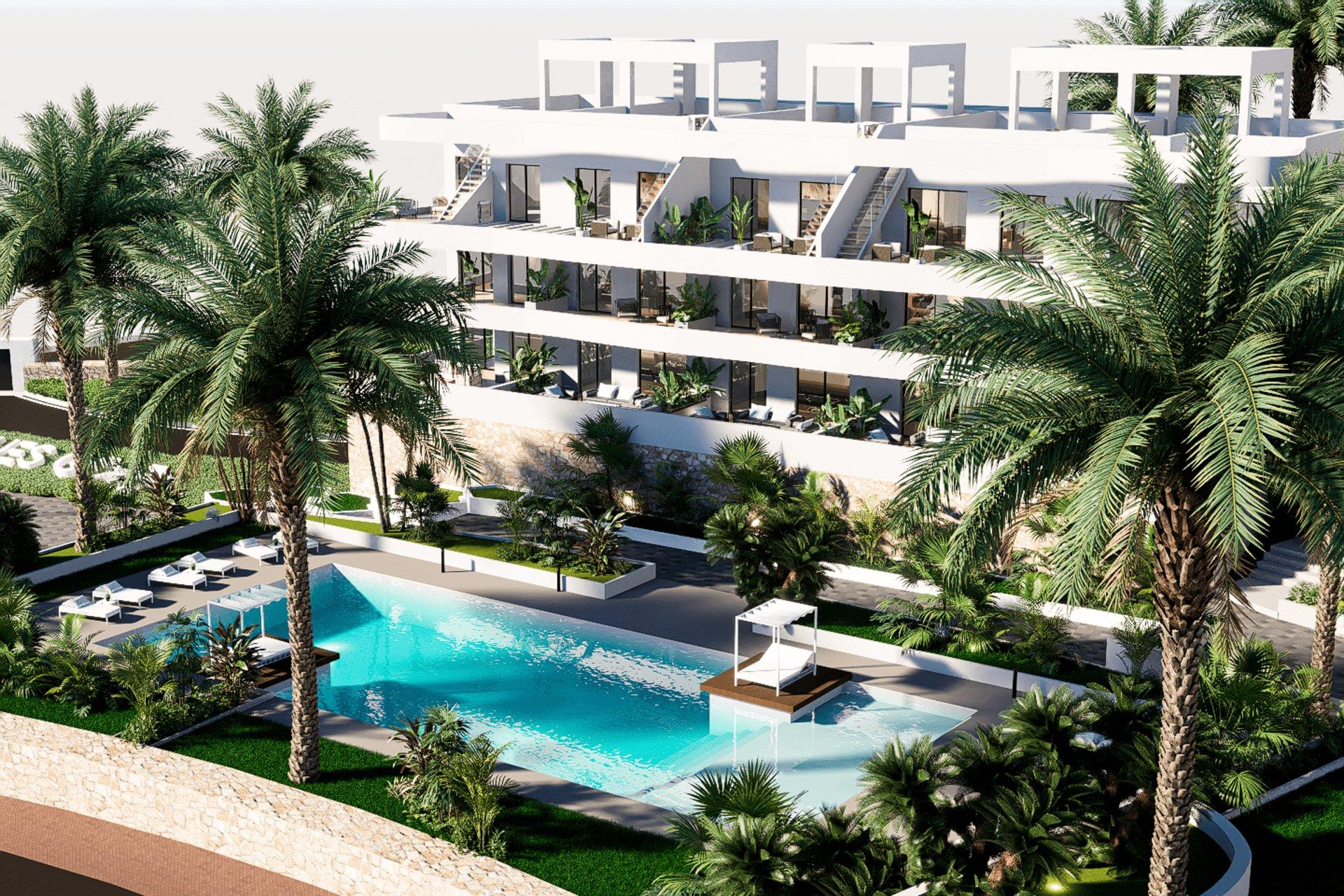 Lift and stairwell area in residential complex, Golf Puig Campana