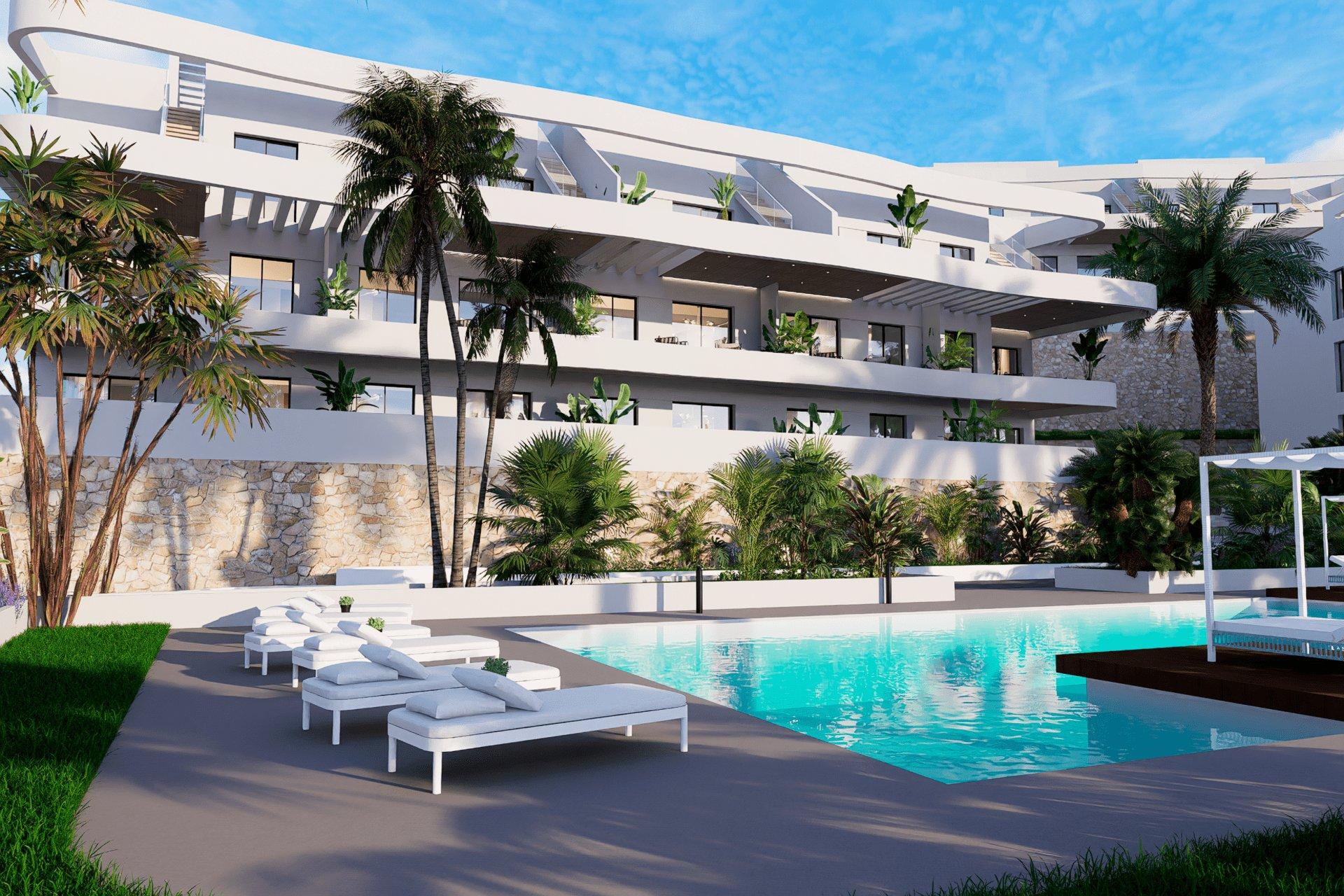Second bedroom in 2-bedroom penthouse, Golf Puig Campana, Finestrat