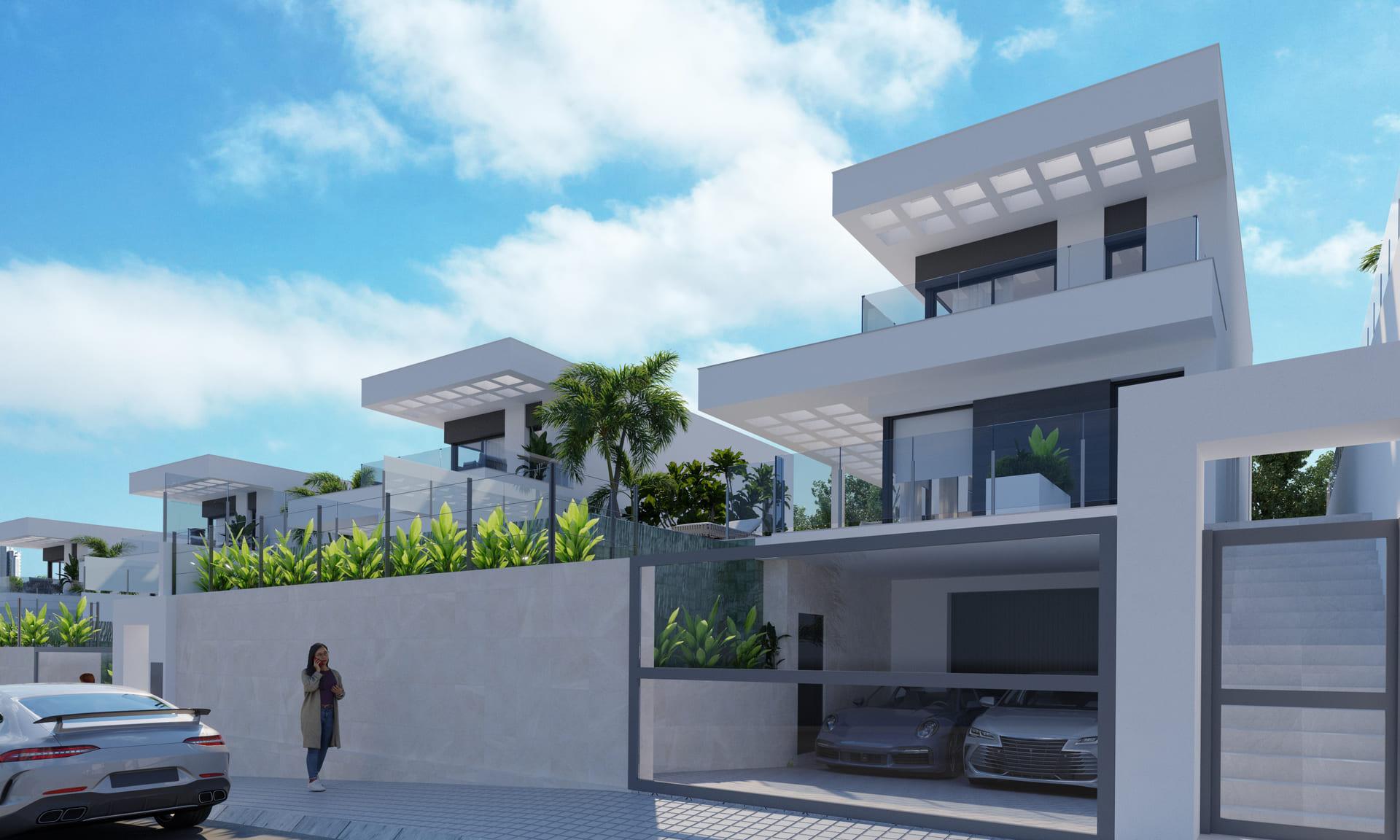 Third bedroom in 3-bedroom new-build villa, Finestrat Hills