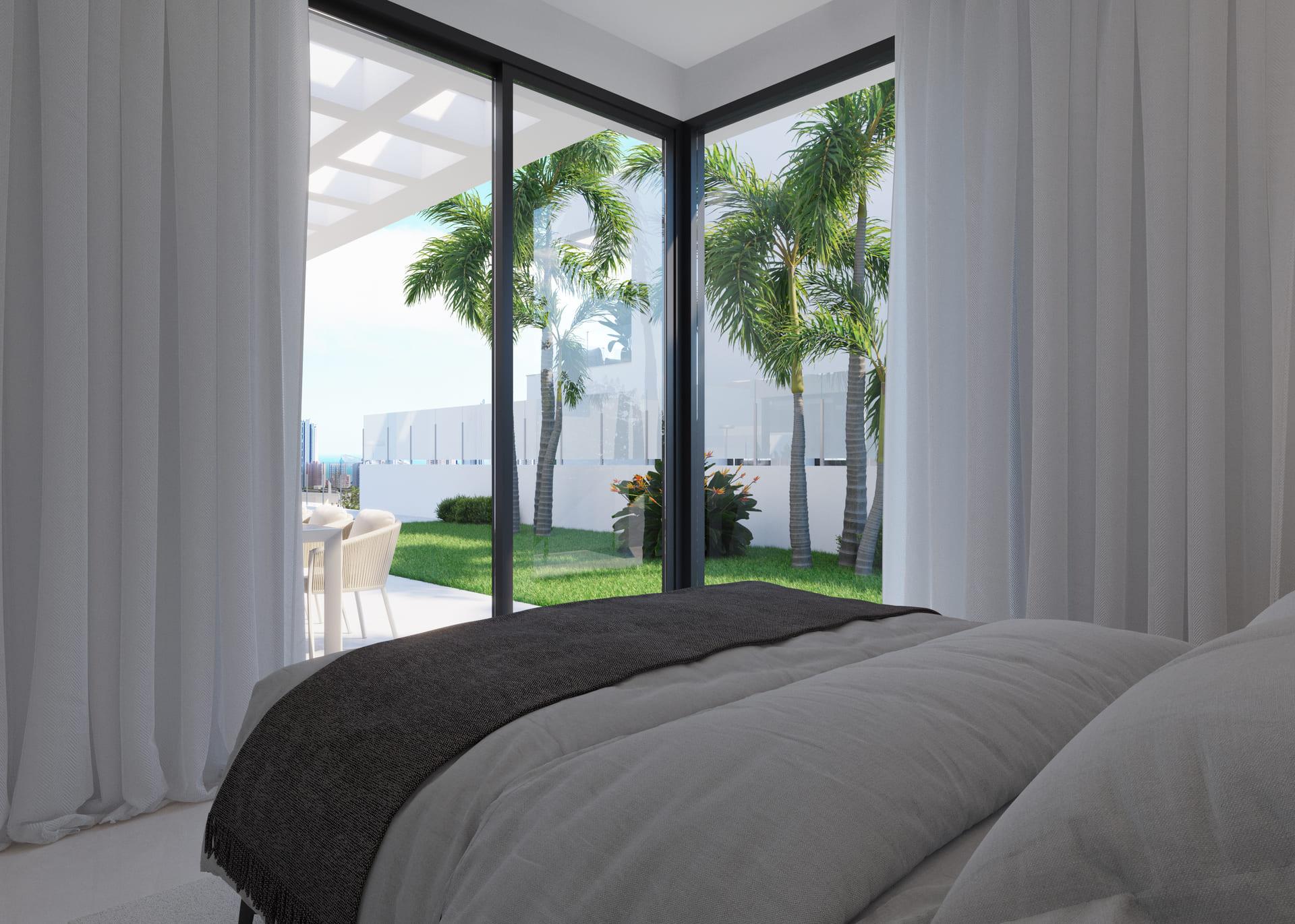 Plot surroundings at new-build villa in Finestrat Hills, Finestrat