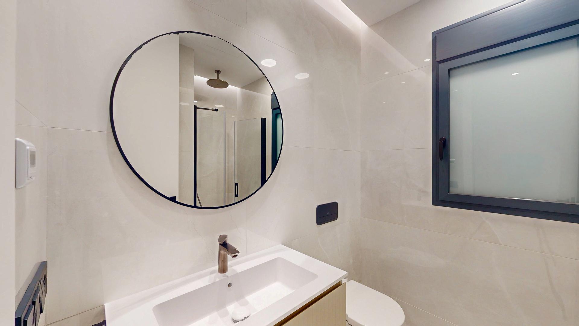 Reception room in 3-bedroom new-build villa, Finestrat Hills