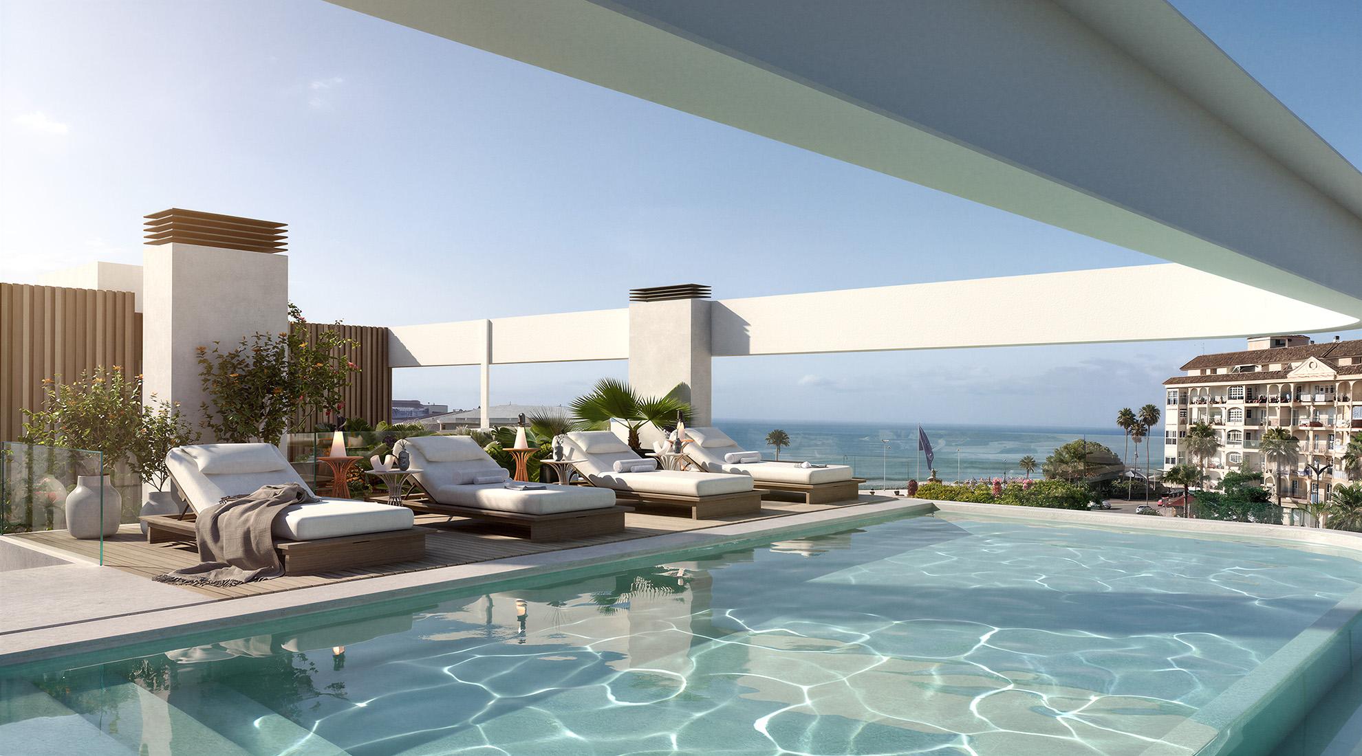 Fully fitted kitchen in a 2-bedroom new-build apartment, Costa Del Sol, Estepona