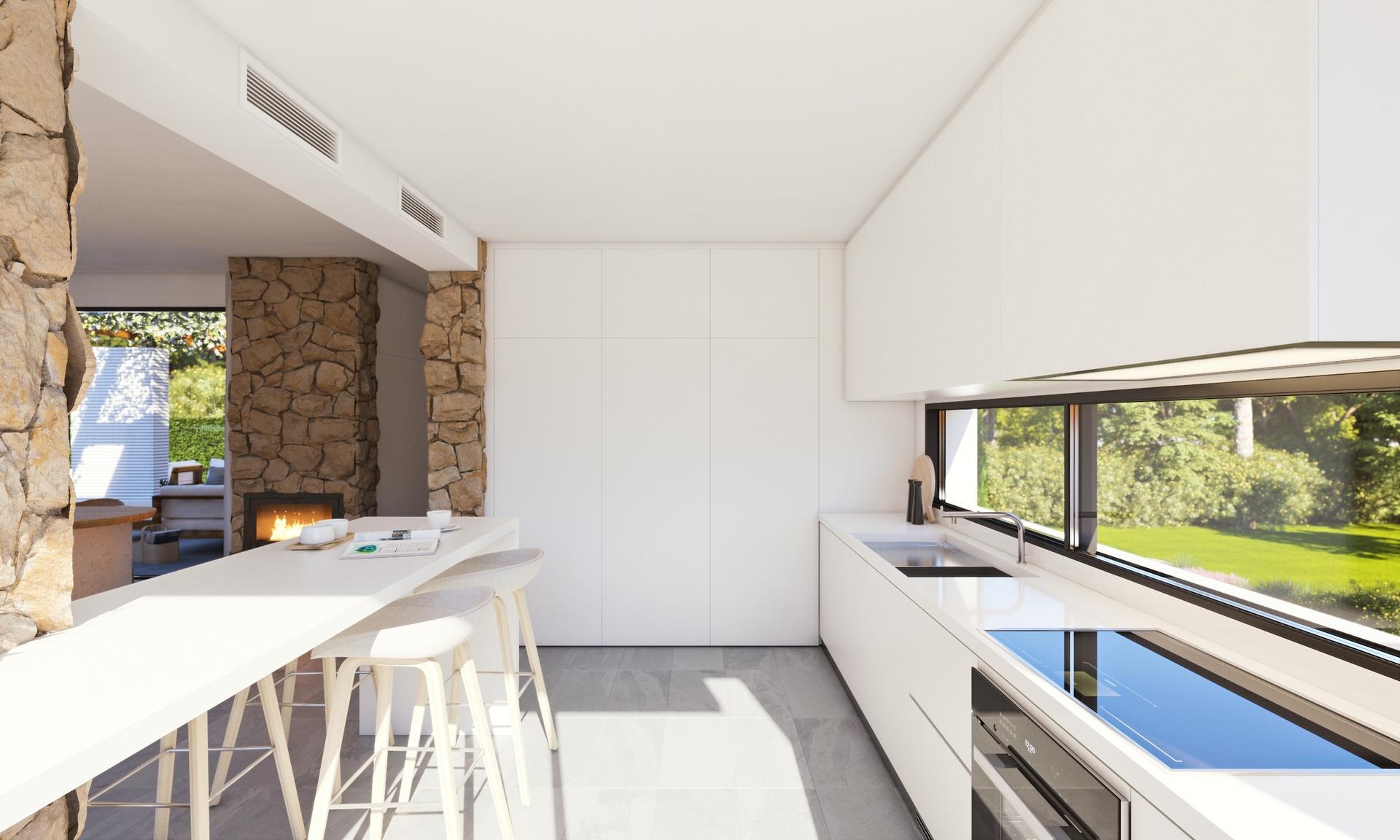 Second bathroom in 4-bedroom new-build villa, Campoamor, Orihuela Costa