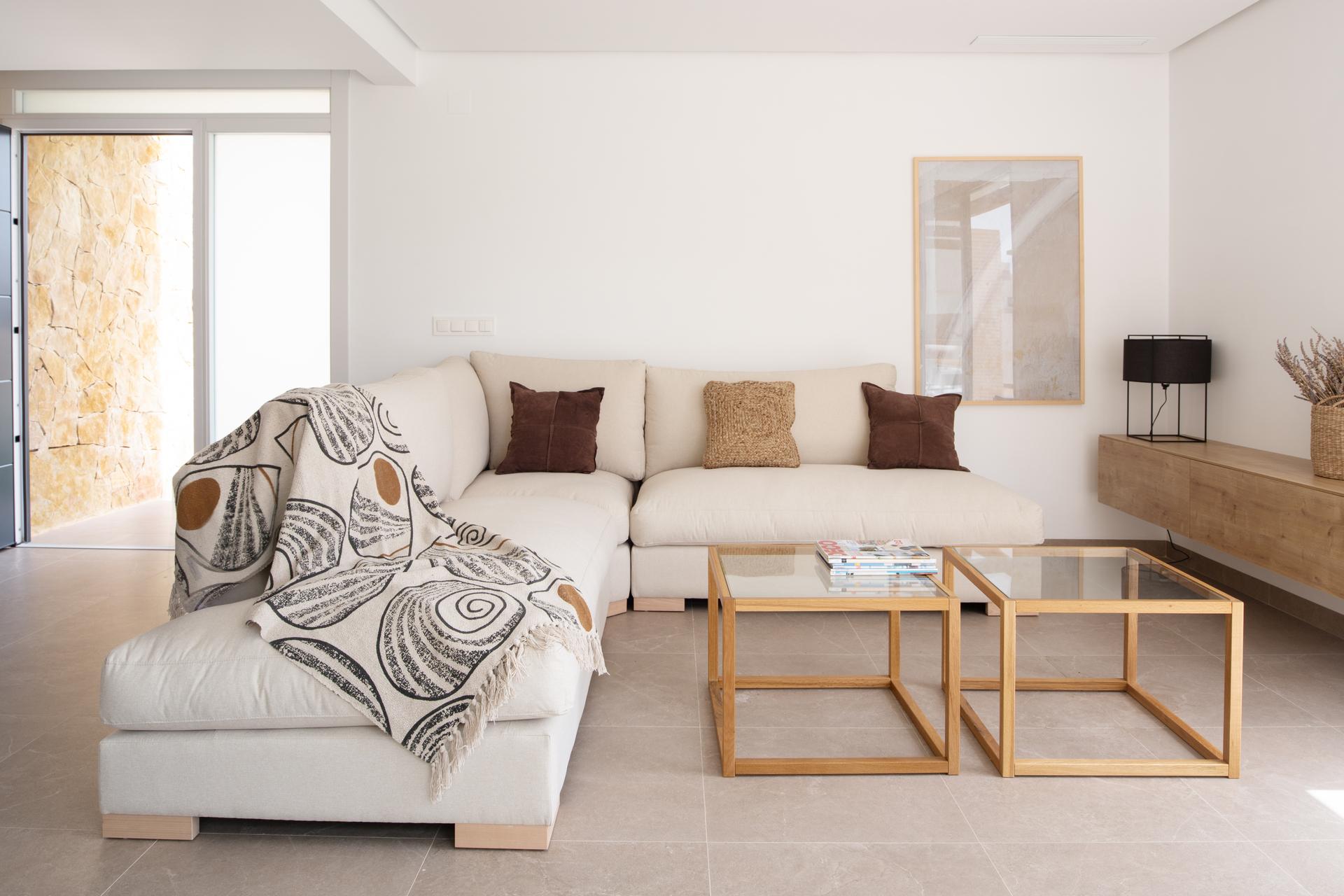 Full exterior view of 4-bedroom new-build villa, Campoamor, Orihuela Costa