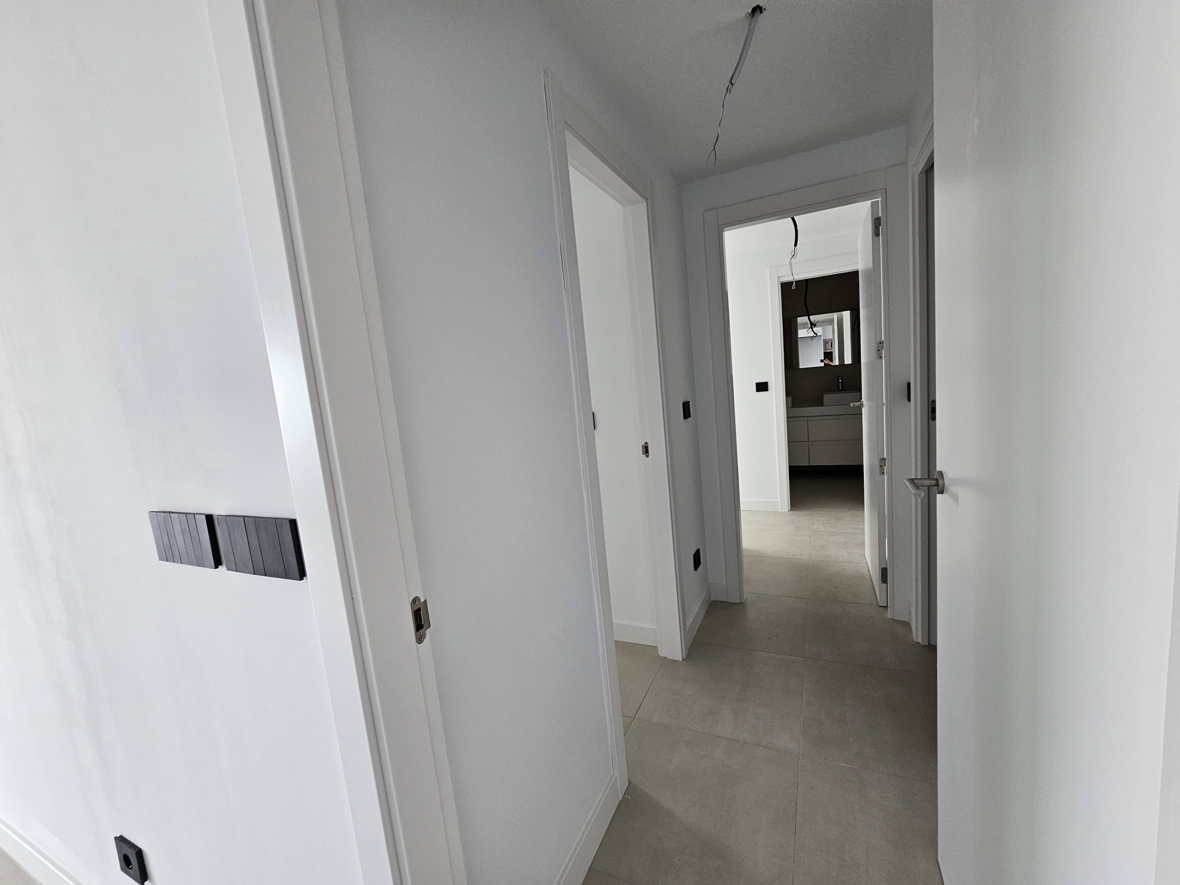 Entrance door of new-build penthouse, Playa Arenal-Bol, Calpe