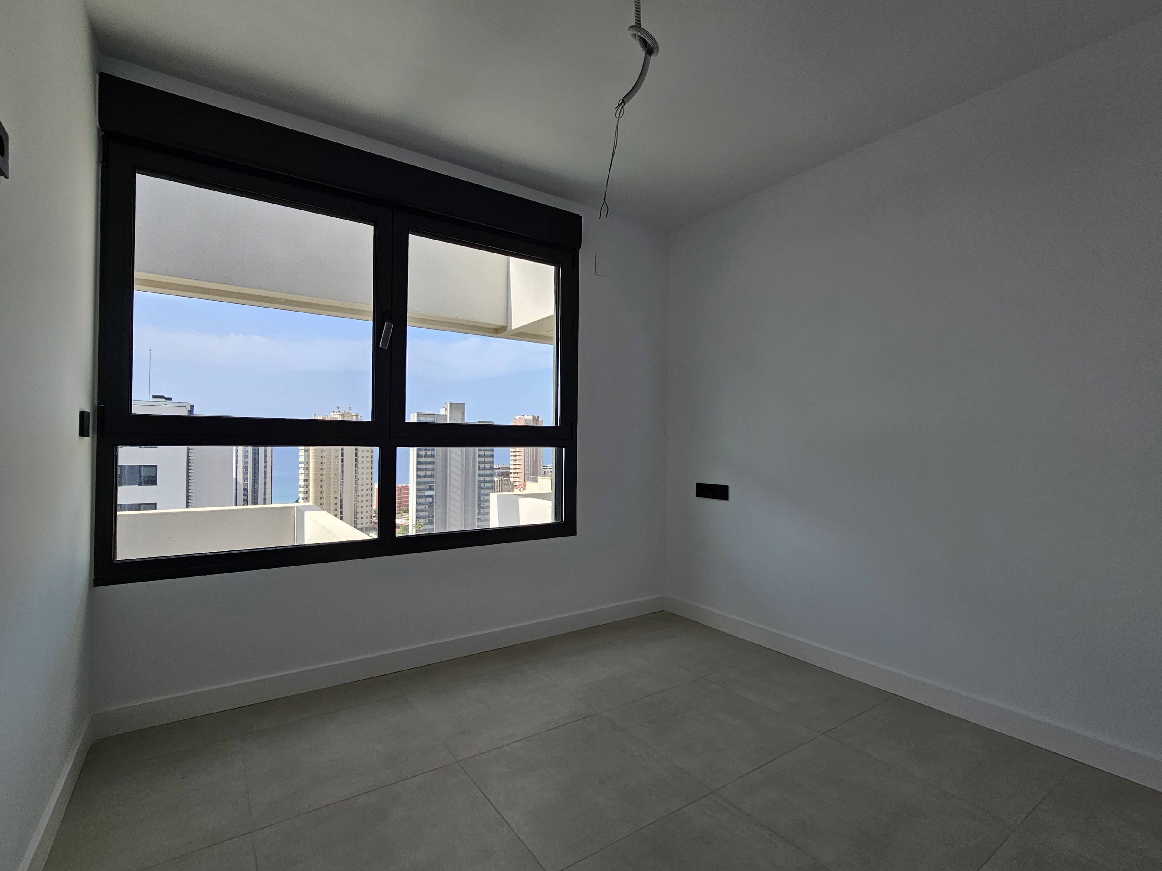 Corridor inside new-build residential complex, Playa Arenal-Bol, Calpe