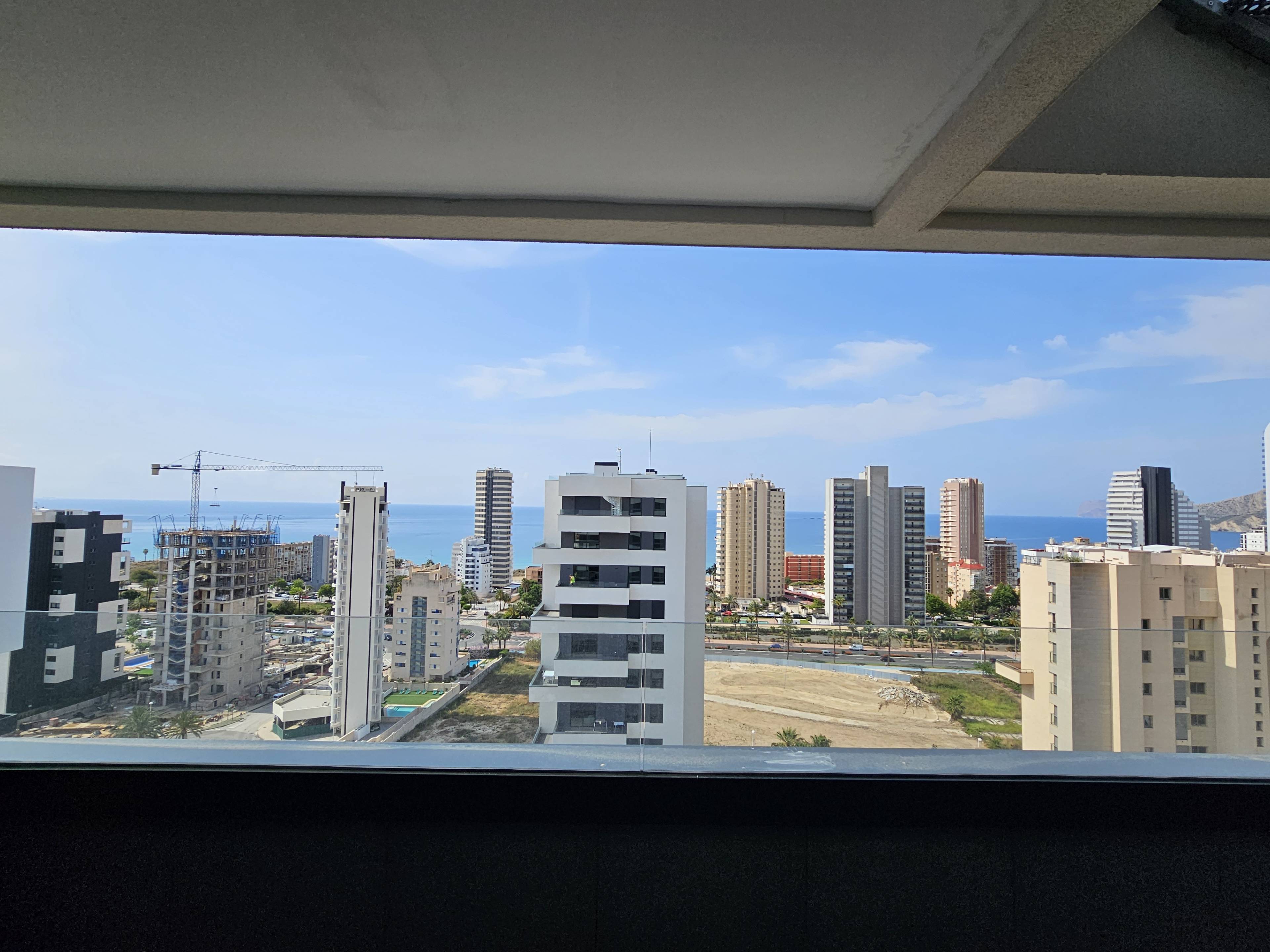 Internal hallway on upper floor, new-build penthouse, Playa Arenal-Bol