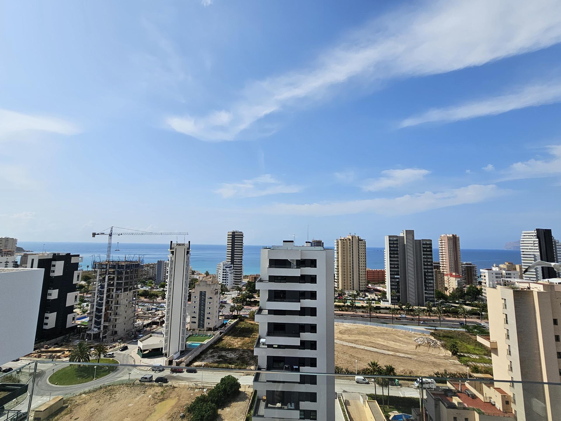 Staircase connecting penthouse levels, Playa Arenal-Bol, Calpe