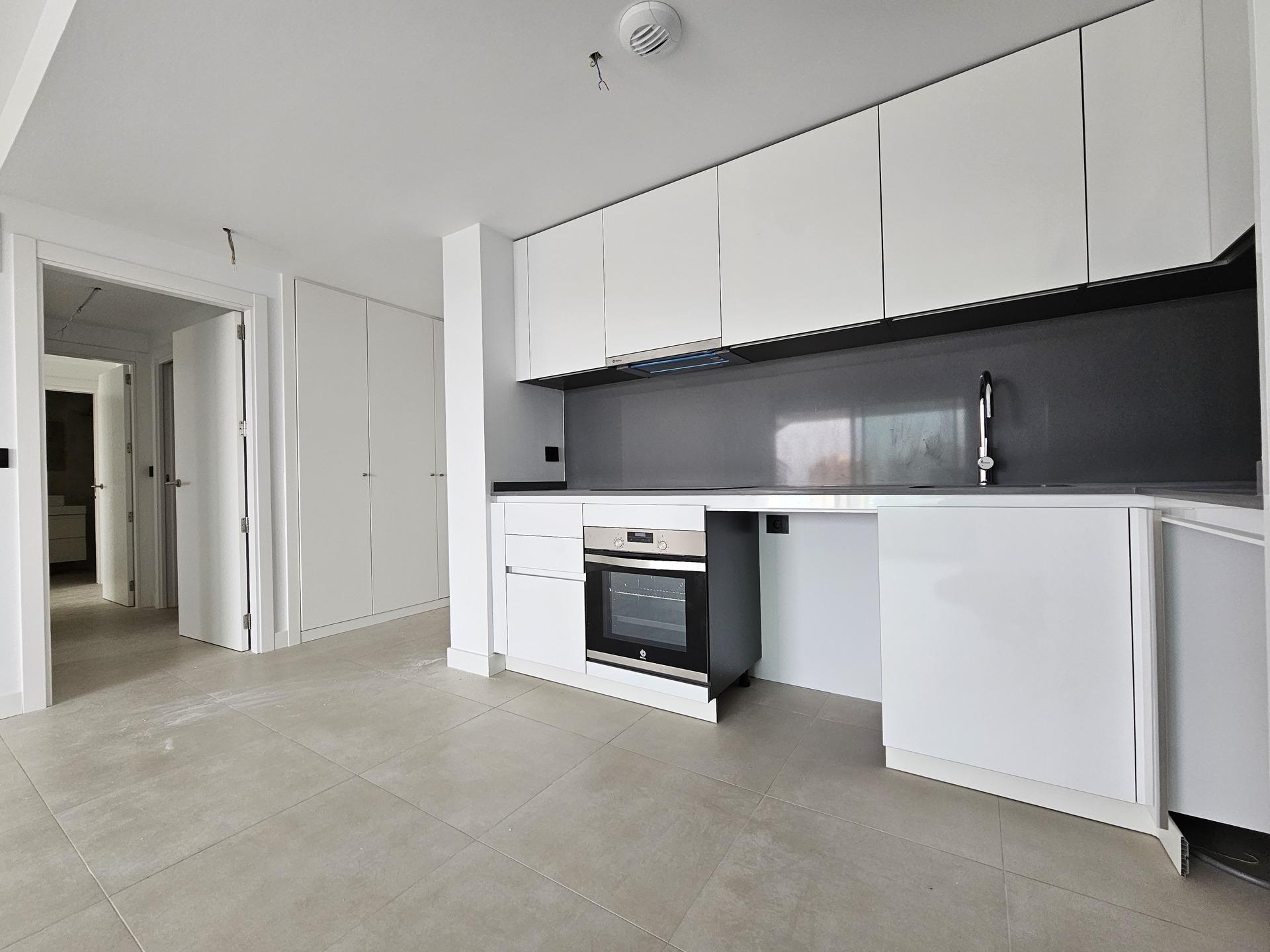 Front door and entrance hall, penthouse, Playa Arenal-Bol, Calpe
