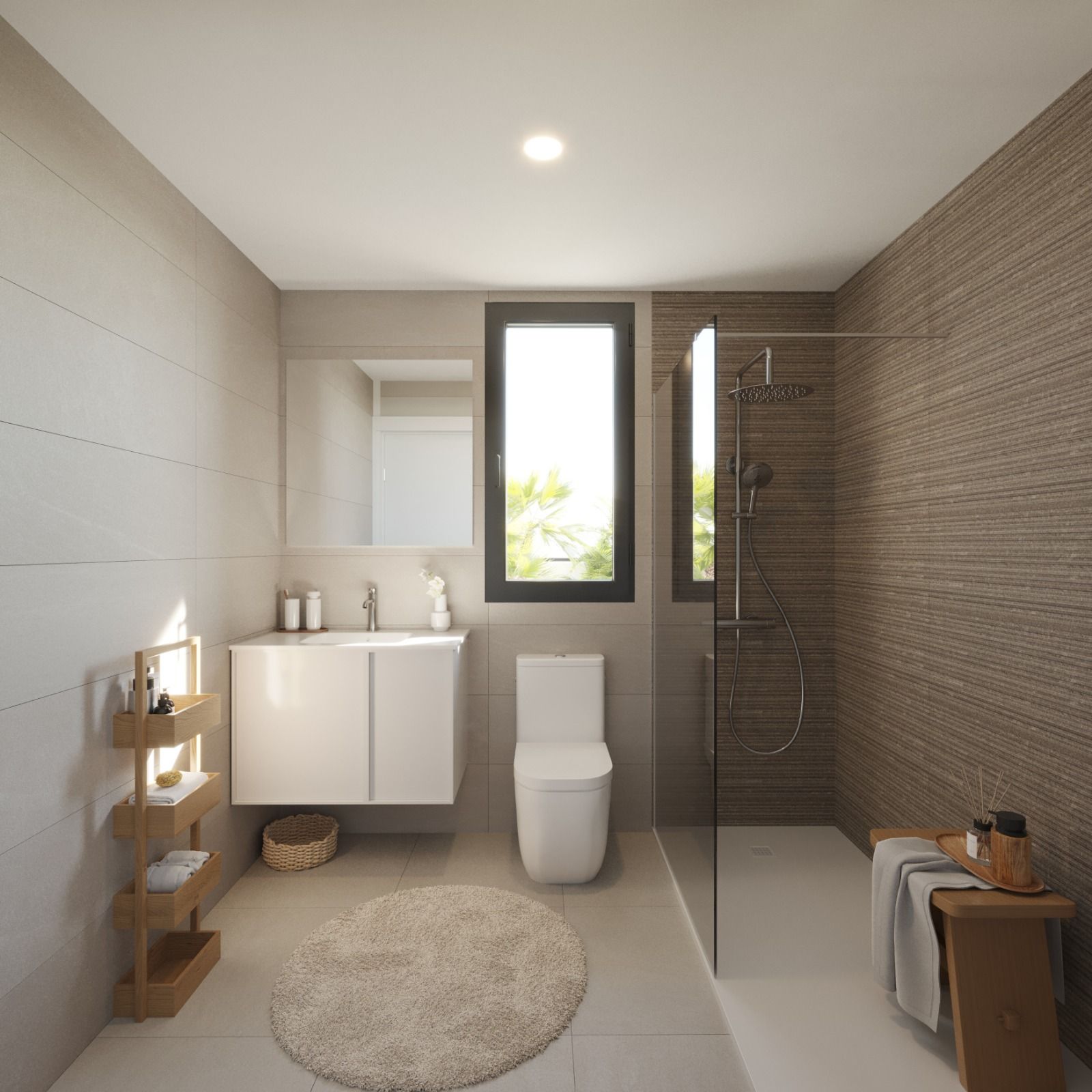 Kitchen in 3-bedroom new-build apartment, Playa de los Boliches, Fuengirola
