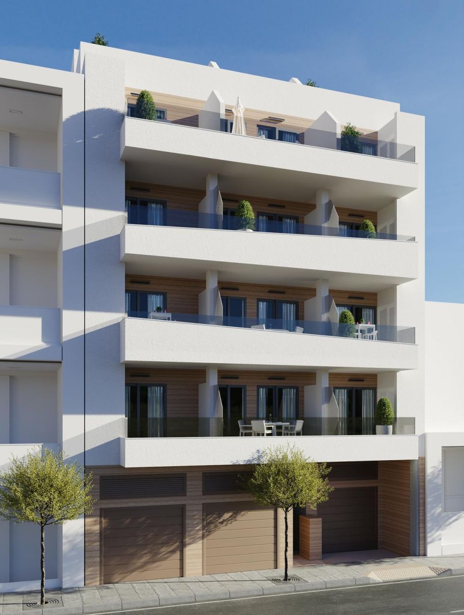 Communal stairwell in new-build residential complex, Centro, Torrevieja
