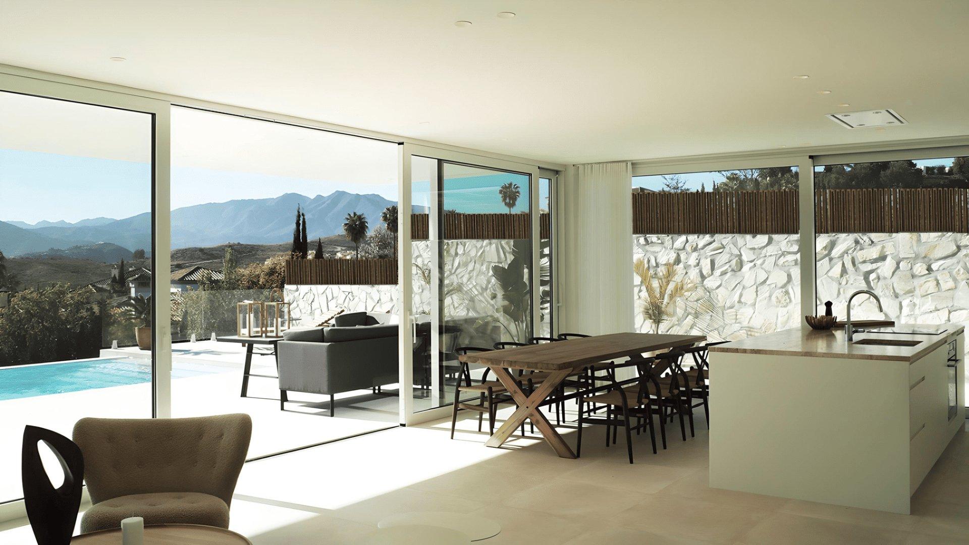 Private garage in new-build 4-bedroom villa, Mijas Golf, Mijas