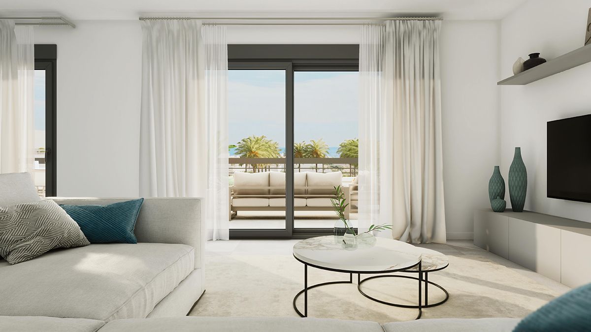 Upper terrace level of new-build penthouse, Arroyo Vaquero, Estepona