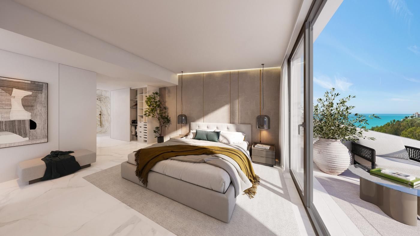 Fourth bedroom in 4-bedroom new-build penthouse, Benalmádena coastline