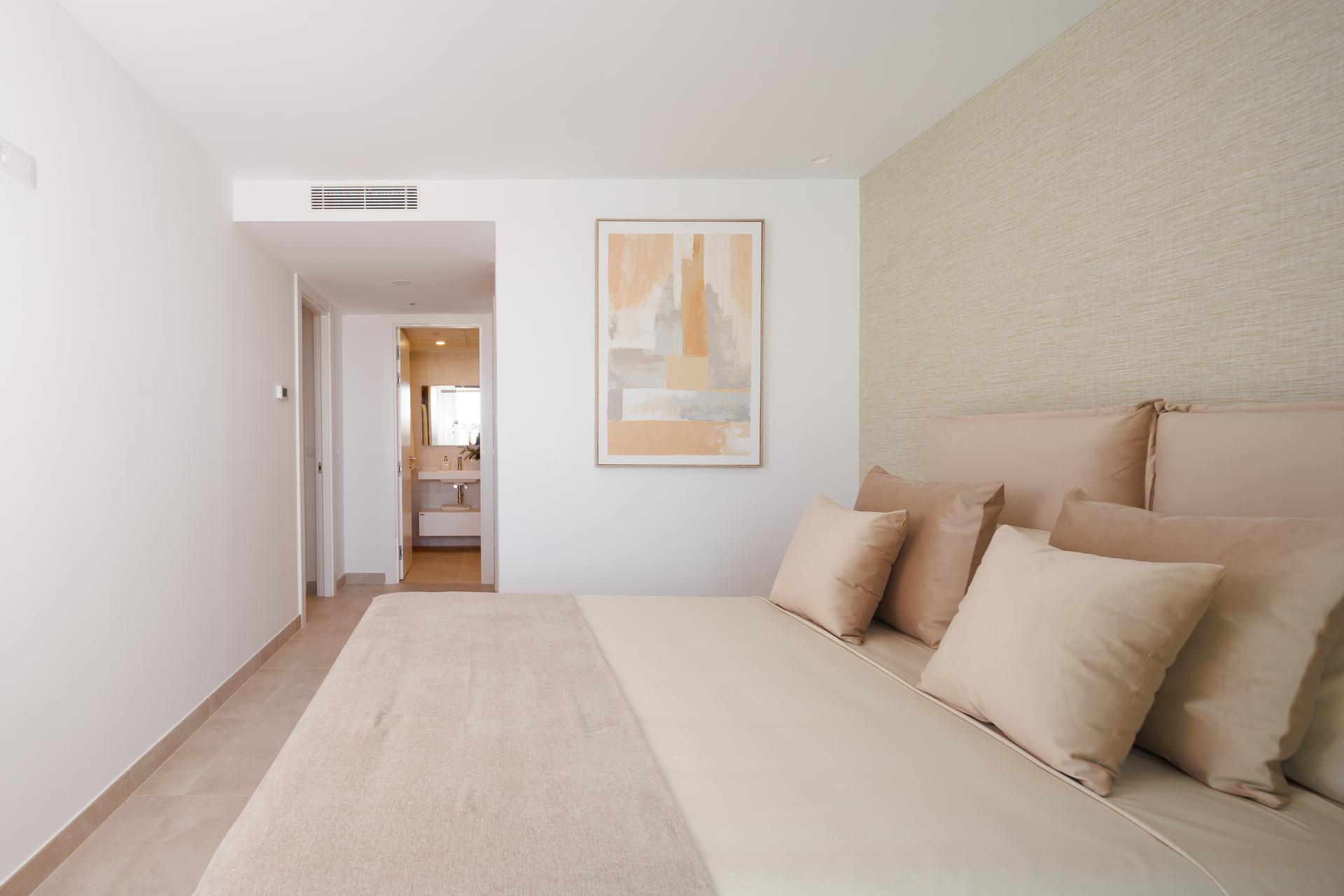 Resident parking area beneath the building