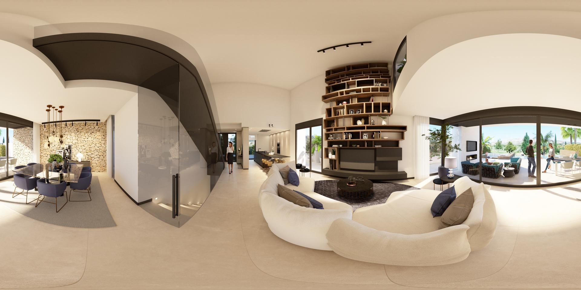 Kitchen in single-storey new-build villa, Algorfa