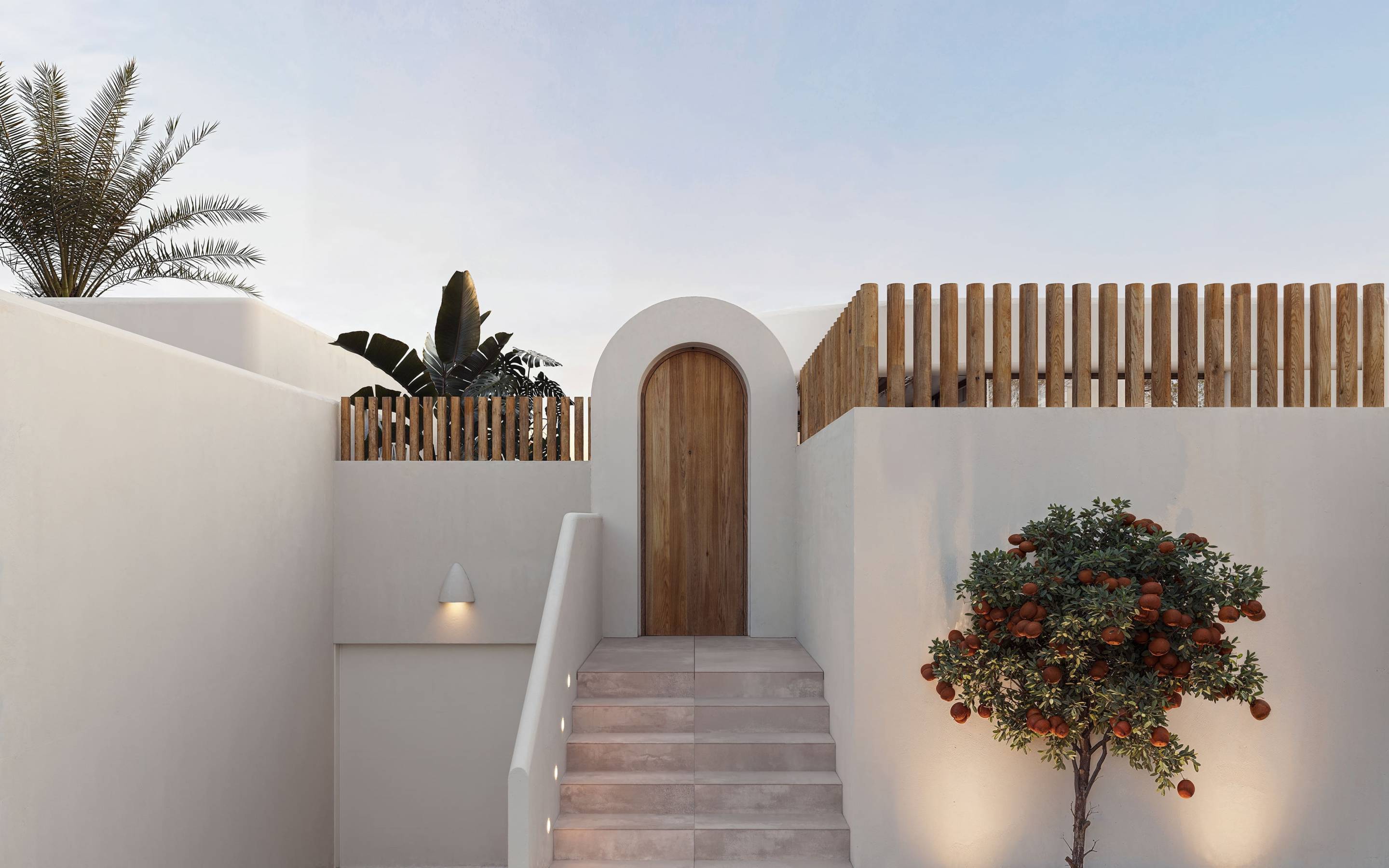 Elevated view of new-build villa site and surrounding area, Algorfa