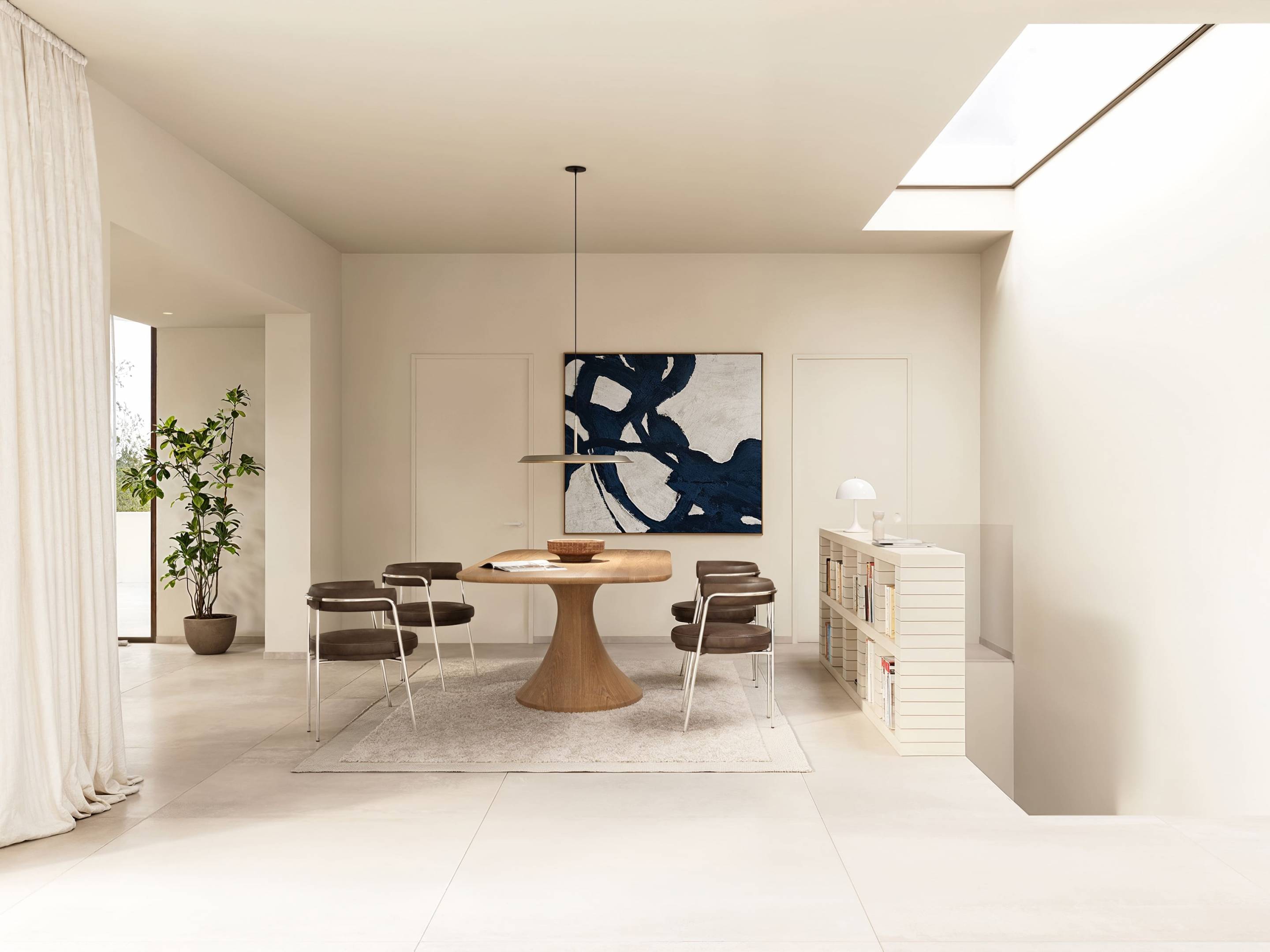 Master bedroom interior in new-build 4-bedroom villa, Algorfa