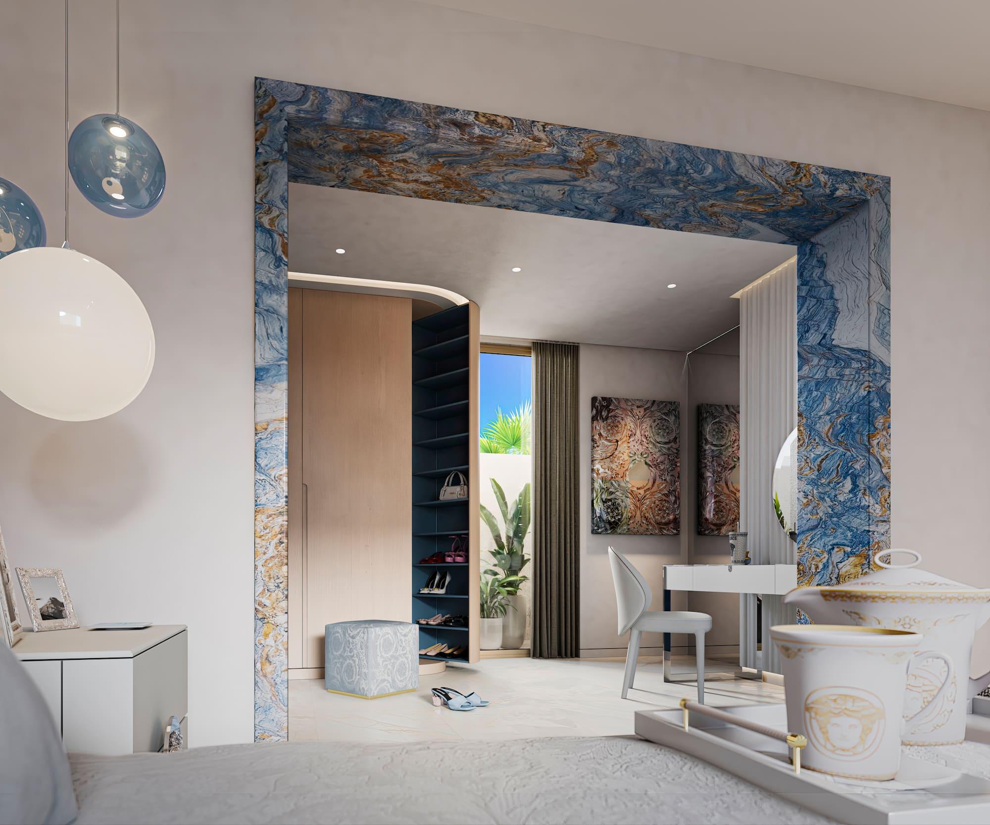 En-suite bathroom with double vanity unit in 5-bedroom villa, Puerto, Marbella