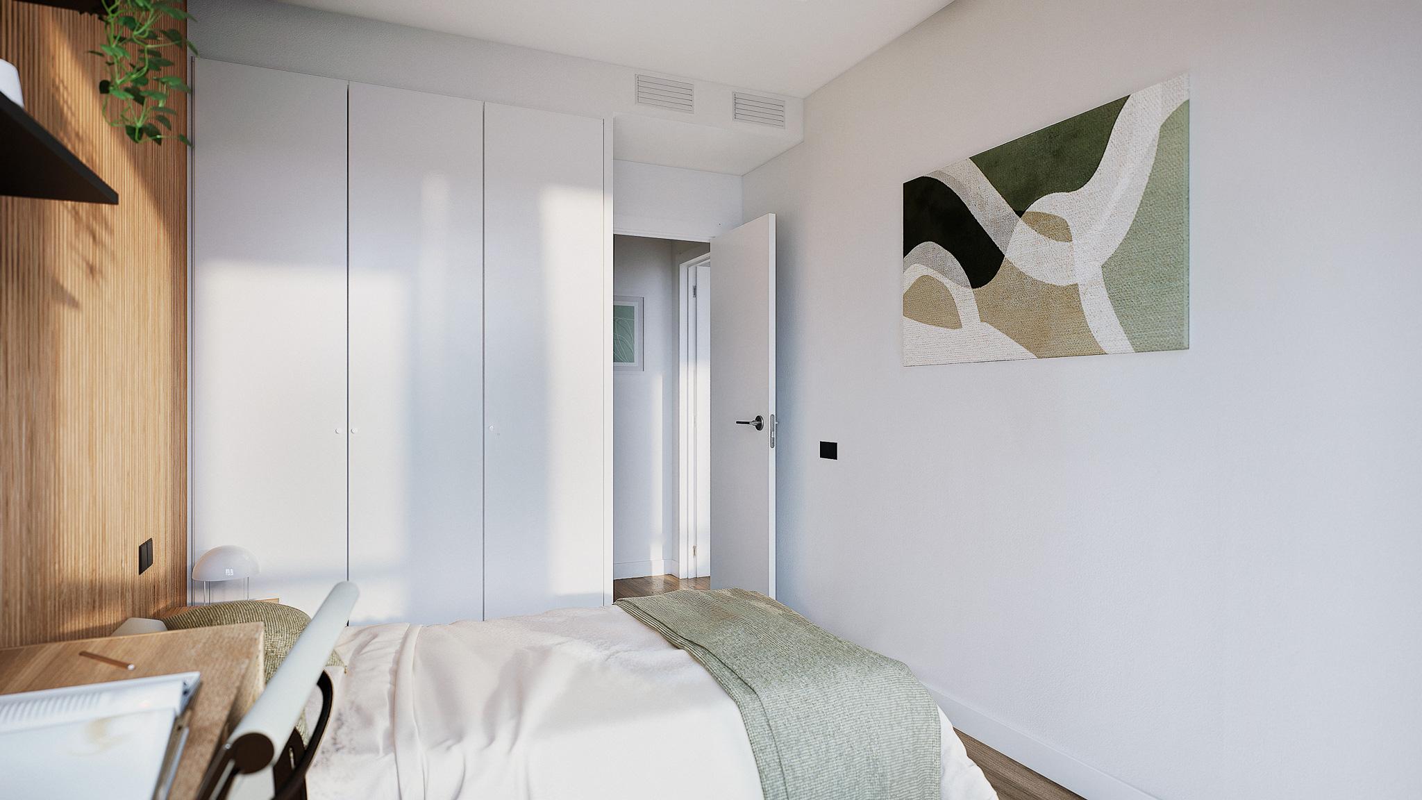 Interior space on upper floor of new-build penthouse, Campanillas, Málaga