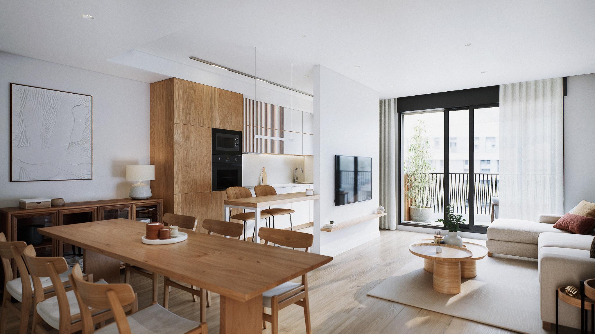 Second bedroom with window view in new-build penthouse, Campanillas, Málaga