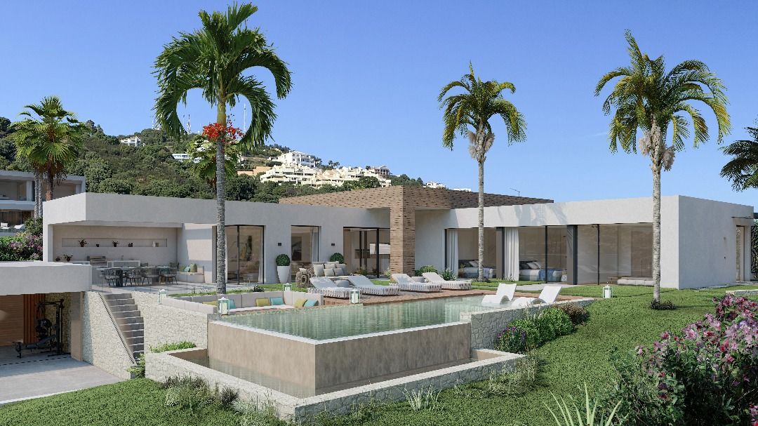 Third bedroom in 4-bedroom new-build villa, Alto de los Monteros, Marbella