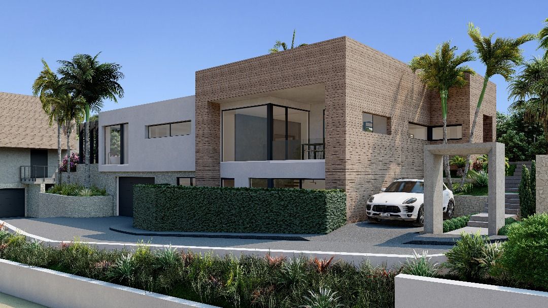 Floor plan of 4-bedroom villa in Alto de los Monteros, Marbella, 595 m2 build on 1,600 m2 plot