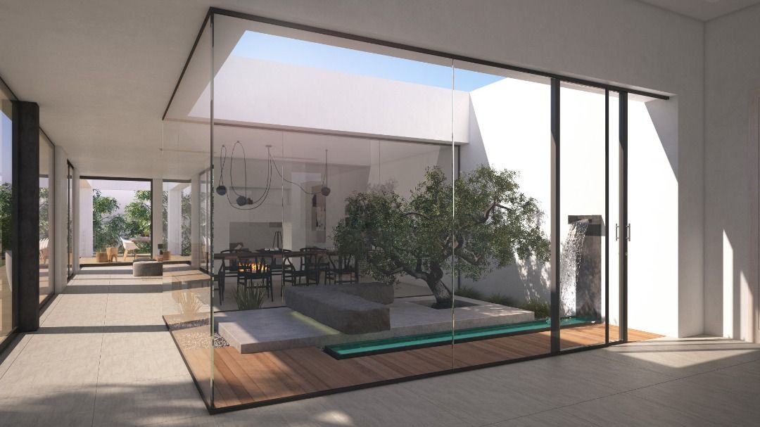 En-suite bathroom with walk-in shower in new-build villa, Alto de los Monteros, Marbella