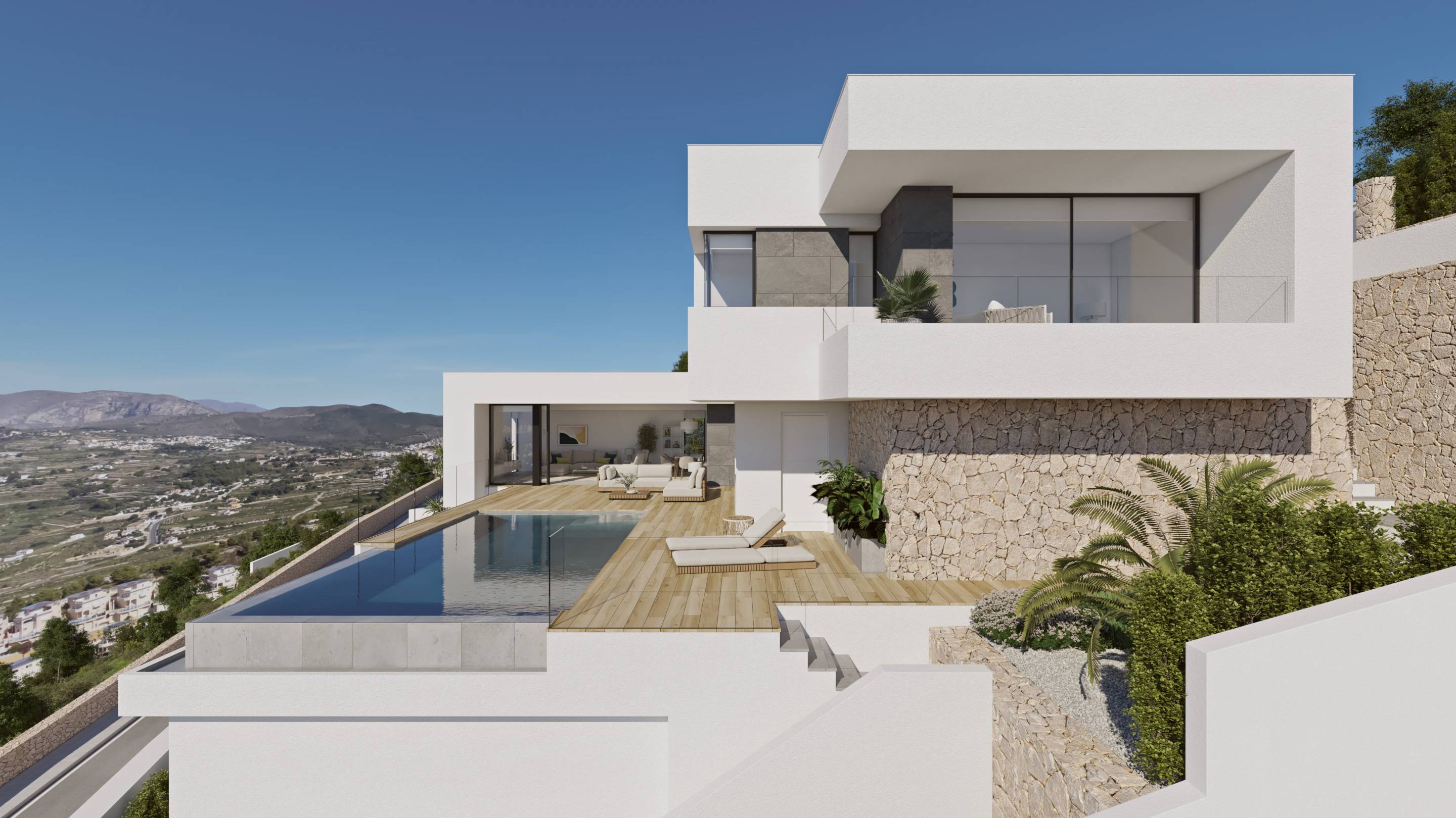 Third bedroom in 3-bedroom new-build villa, Benitachell, Alicante