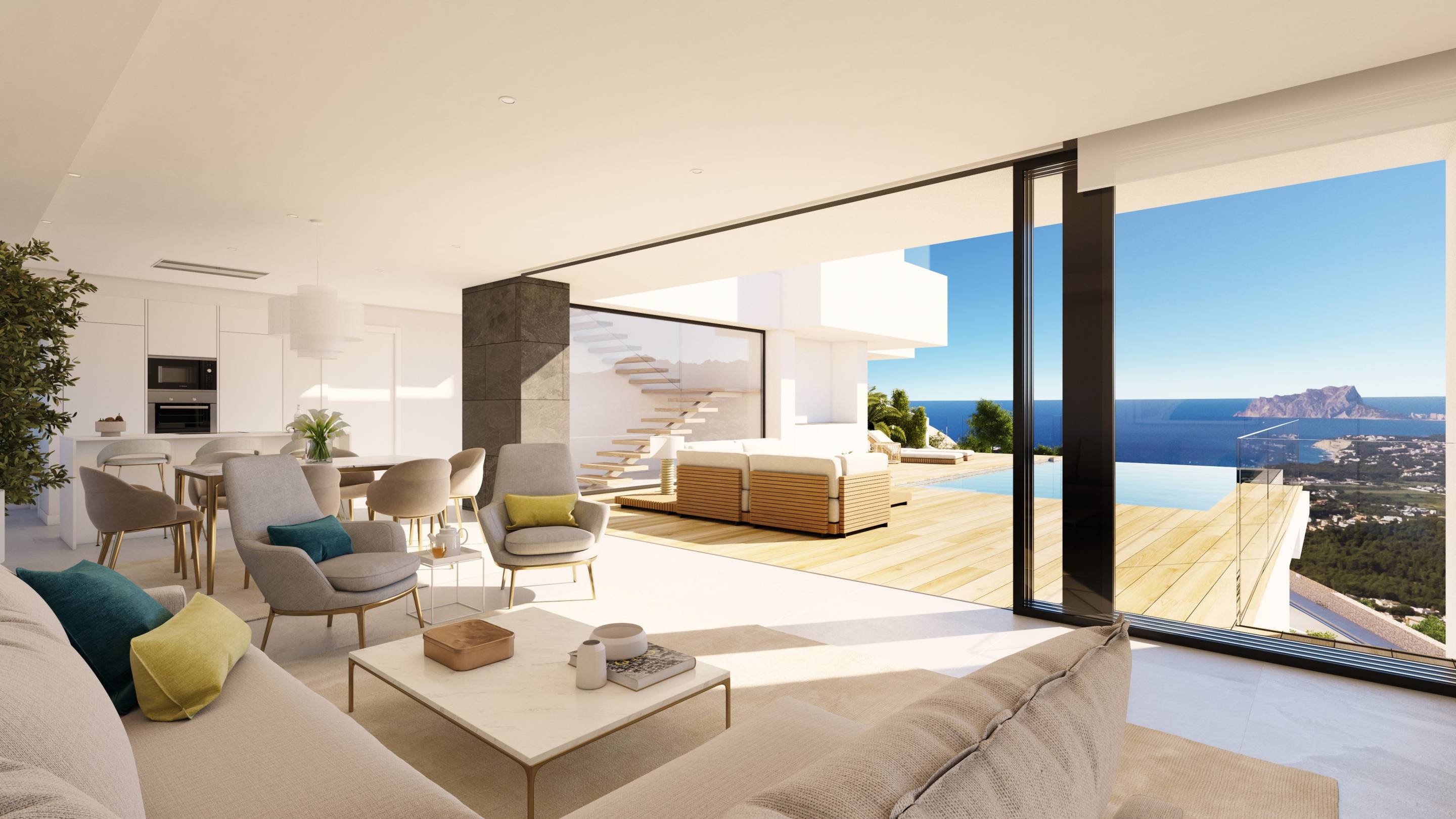 Main bedroom in 3-bedroom new-build villa, Benitachell, Alicante