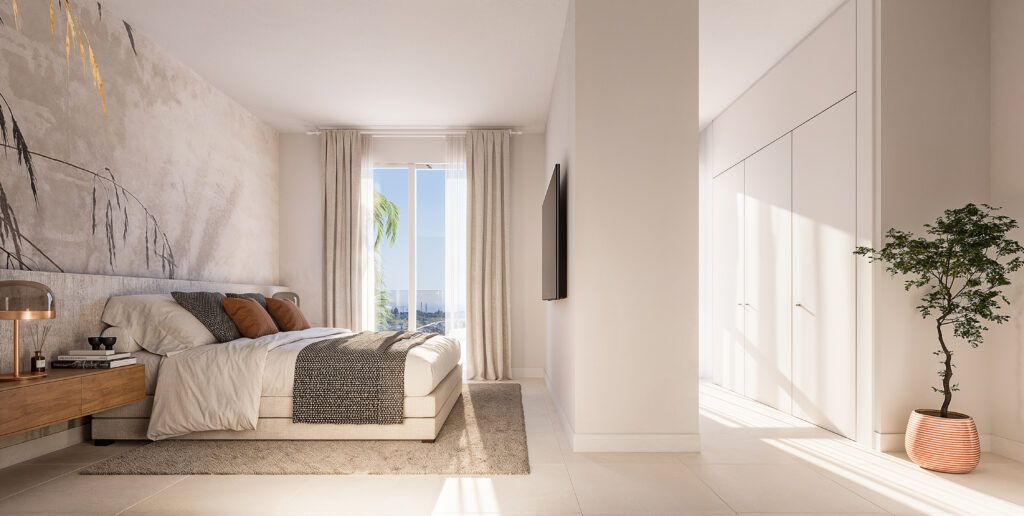 Kitchen in new-build 2-bedroom penthouse, Valle Romano Golf, Estepona