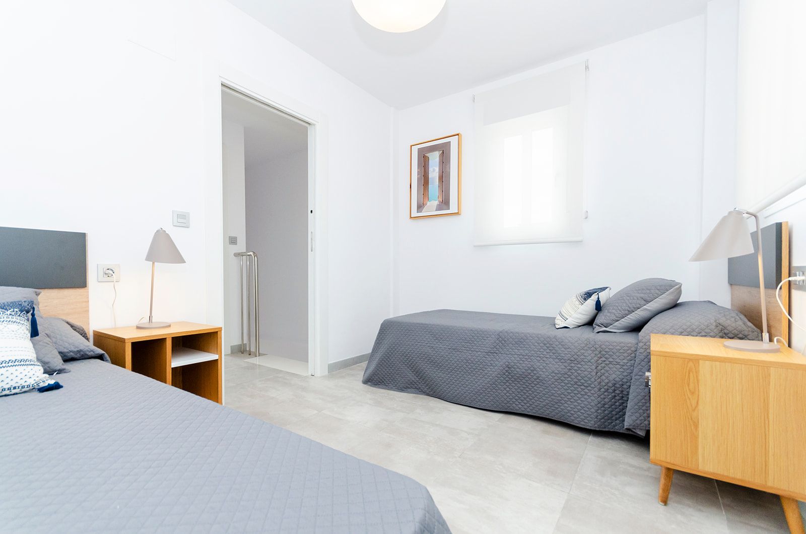 Open-plan living area in new-build villa, El Limonar, Torrevieja
