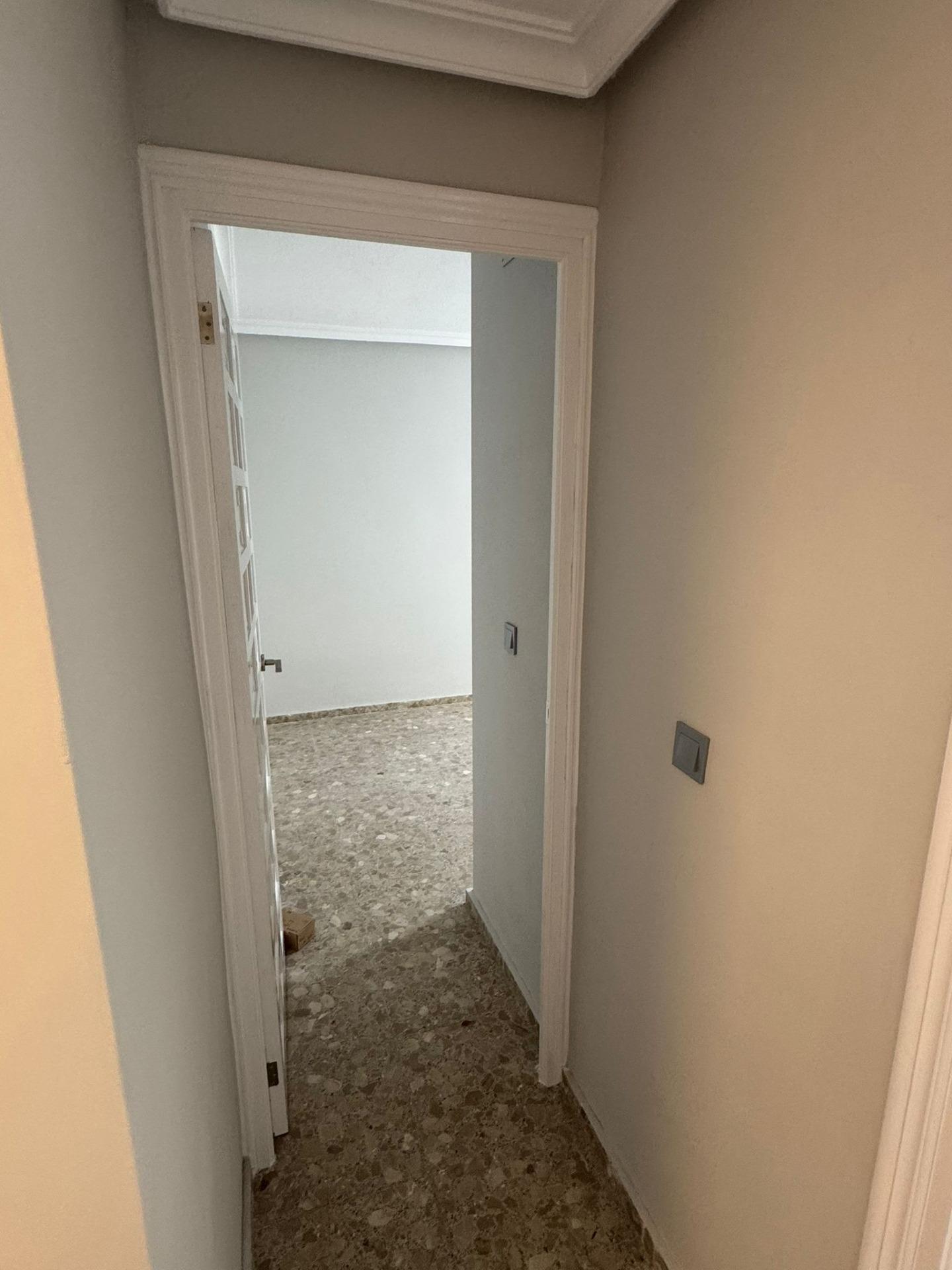 Hallway leading to rooms in villa, La Mata Pueblo, Torrevieja