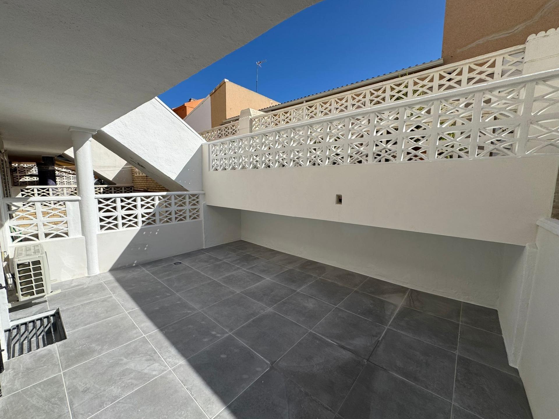 Internal stairwell in villa, La Mata Pueblo, Torrevieja