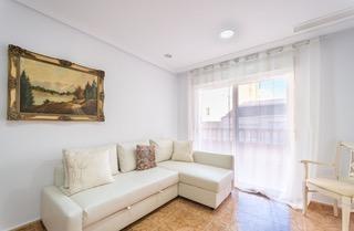 Double bedroom with built-in wardrobes in apartment, Playa del Cura