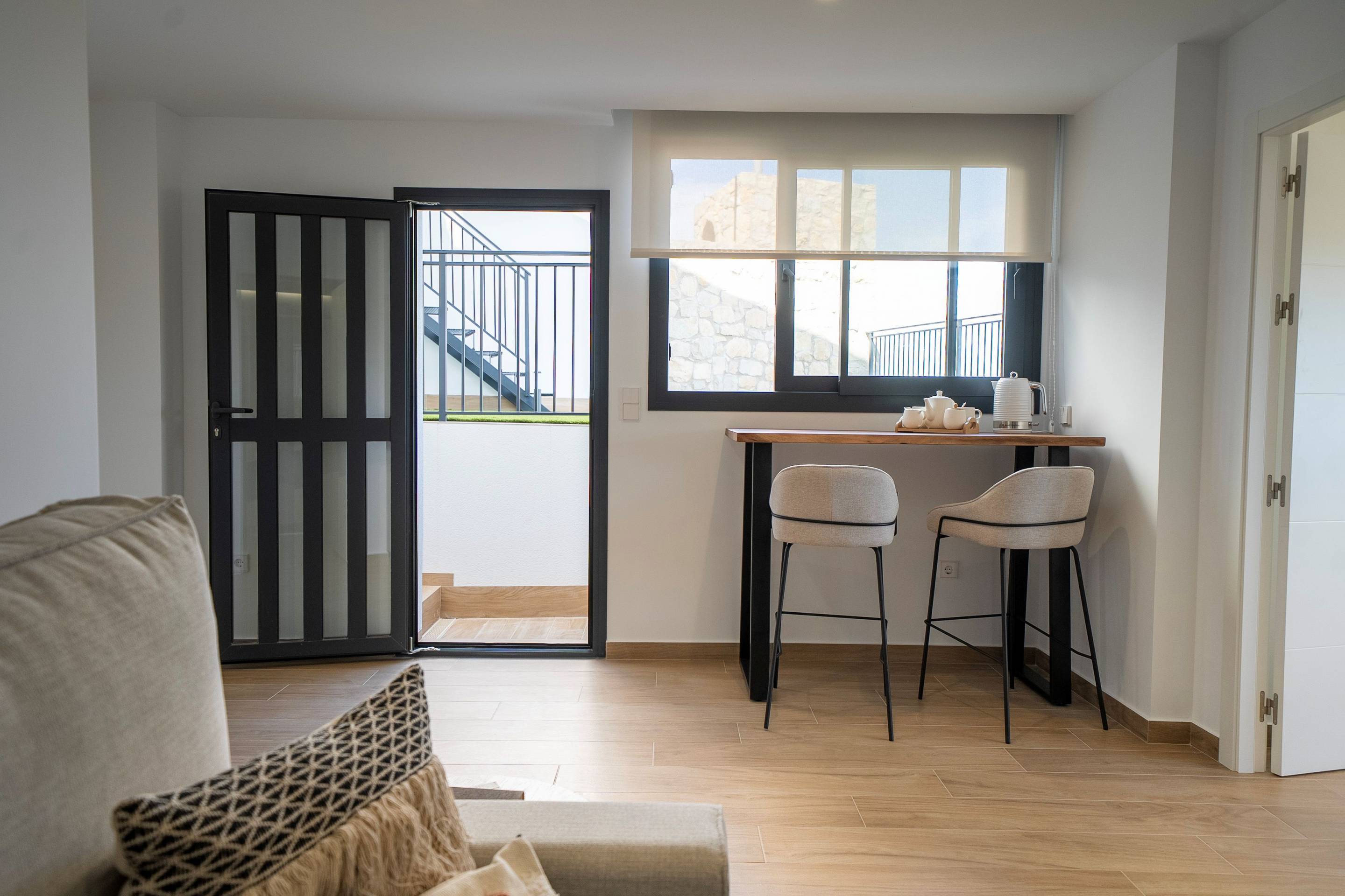 Interior living space with natural light in new-build townhouse, Algorfa