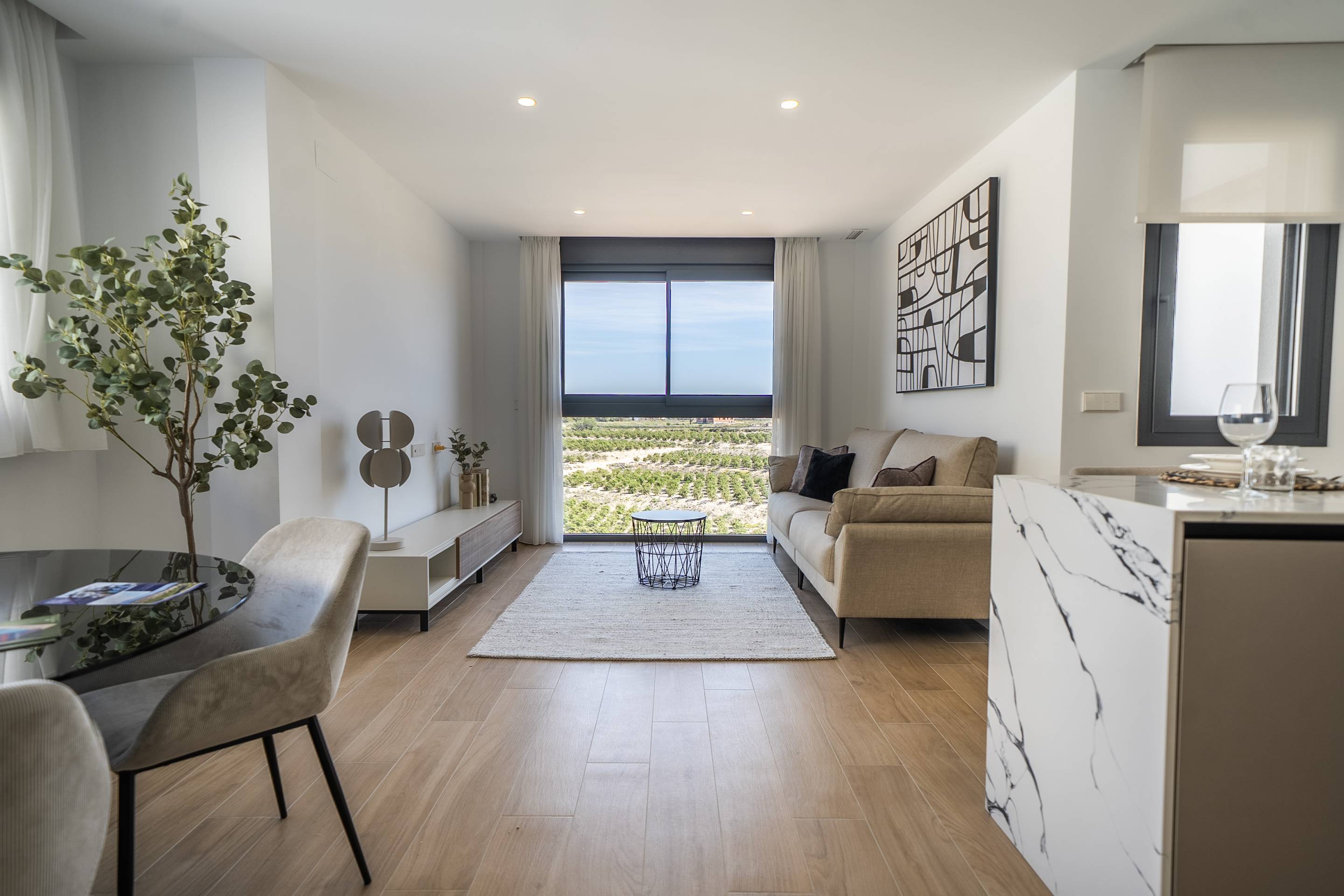 Main bedroom in 3-bedroom new-build townhouse, Algorfa