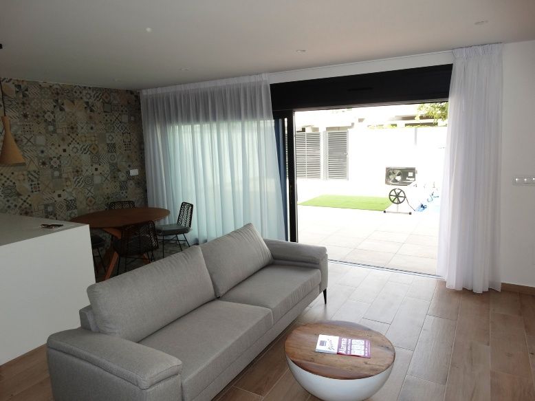 Communal pool and sun terrace in new-build development, Zona Pueblo, Pilar De La Horadada