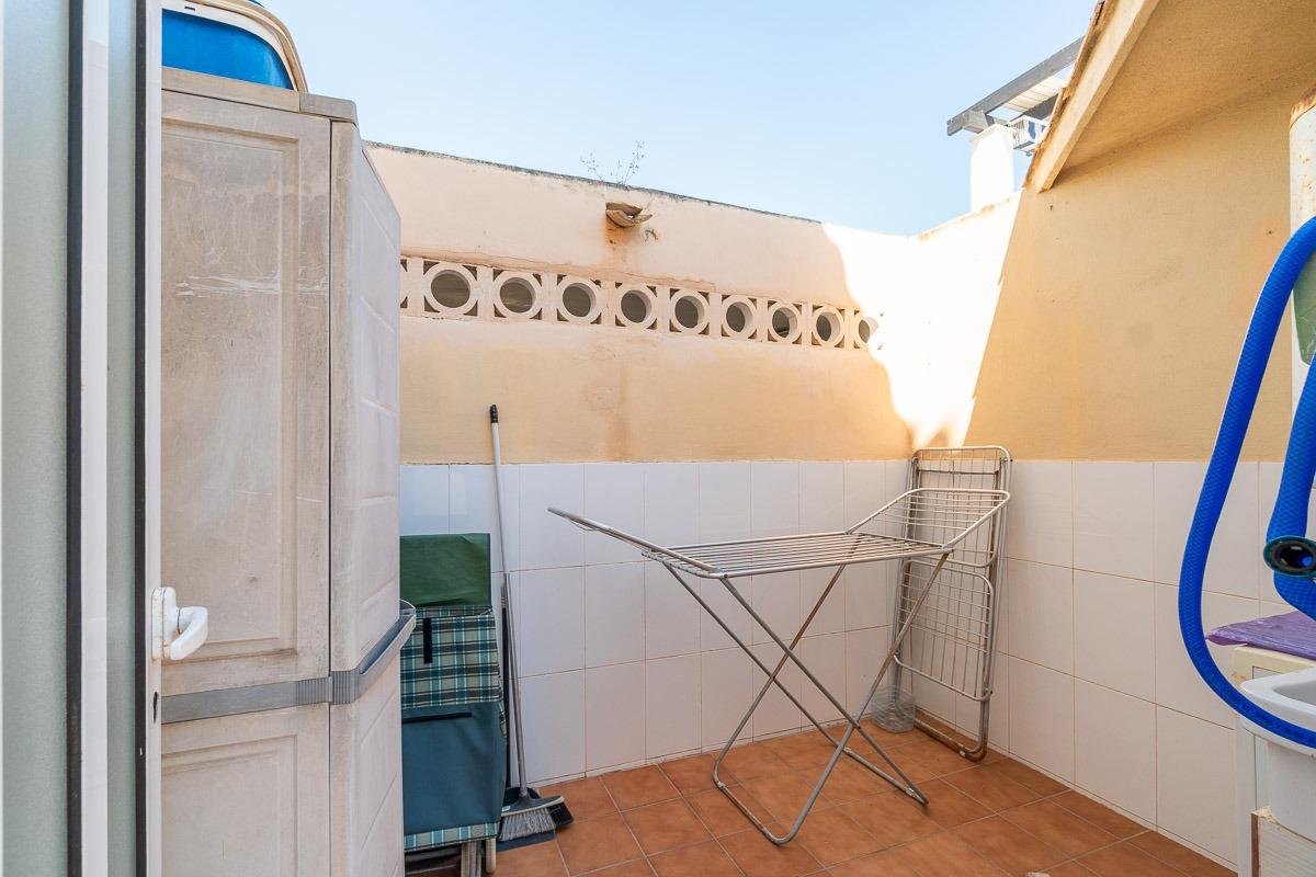 Two-space private parking area within gated community, La Mata, Torrevieja