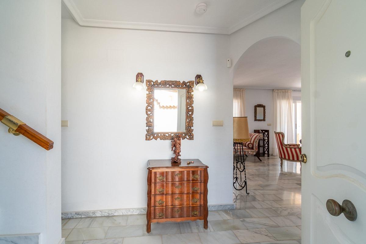 Terrace and outdoor seating area in villa, La Mata, Torrevieja