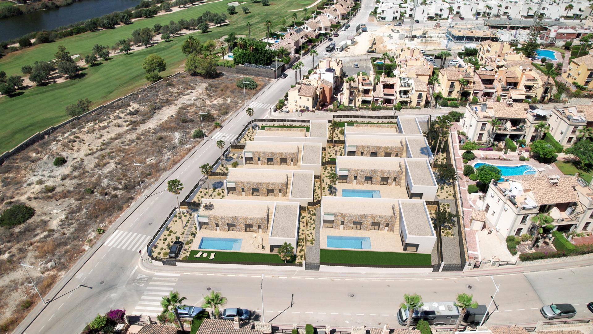 Outdoor area and street surroundings of new-build villa, Algorfa