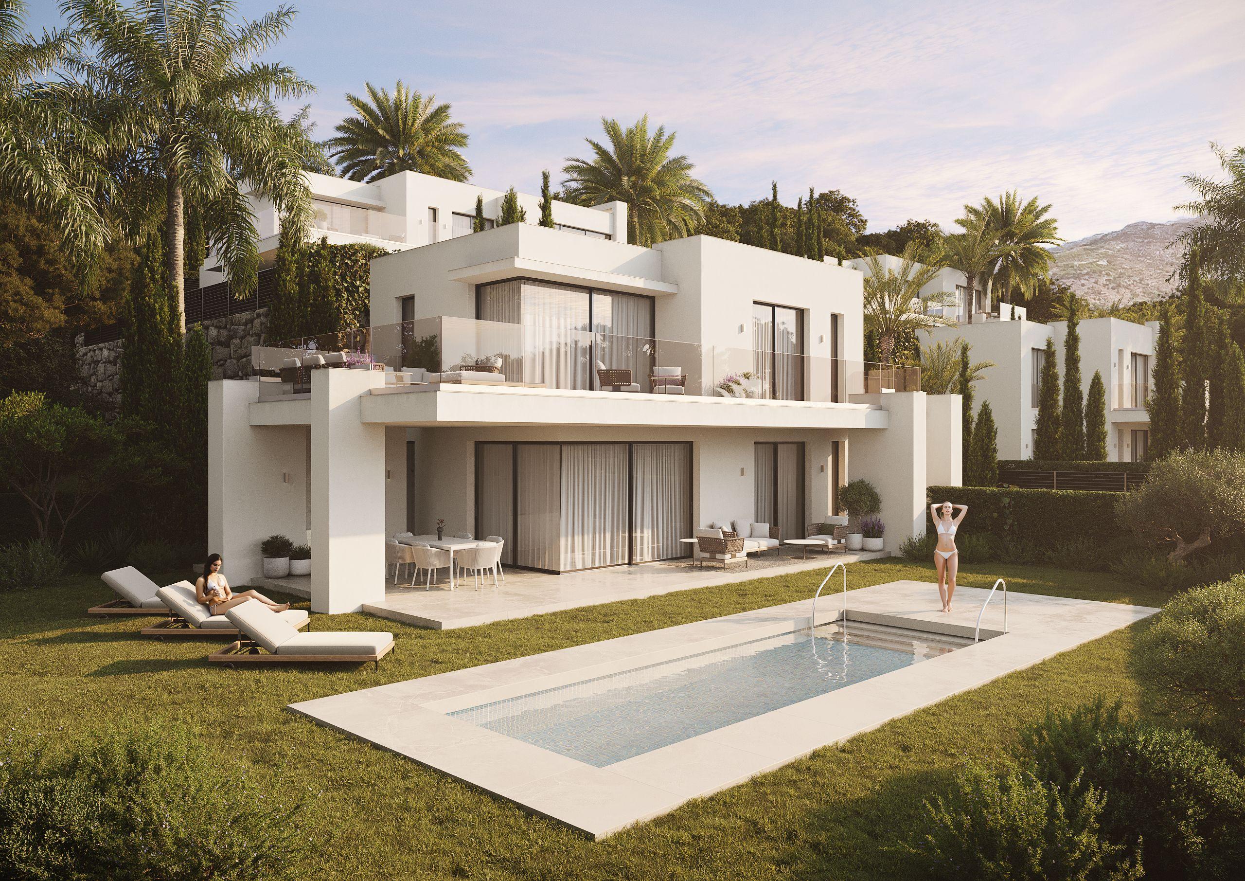 Third bedroom in new-build villa, Mijas Pueblo