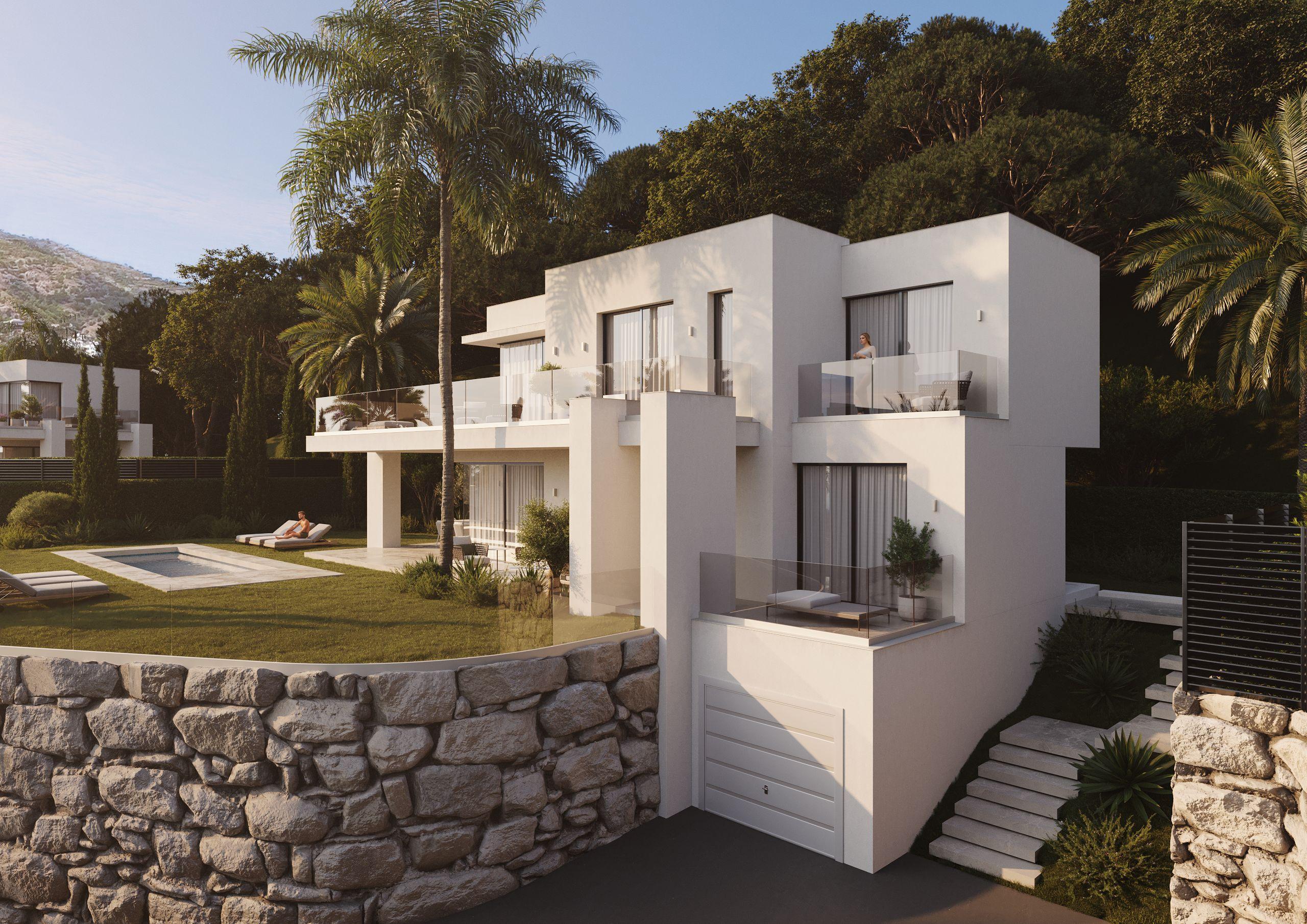 Shower room in new-build villa, Mijas Pueblo