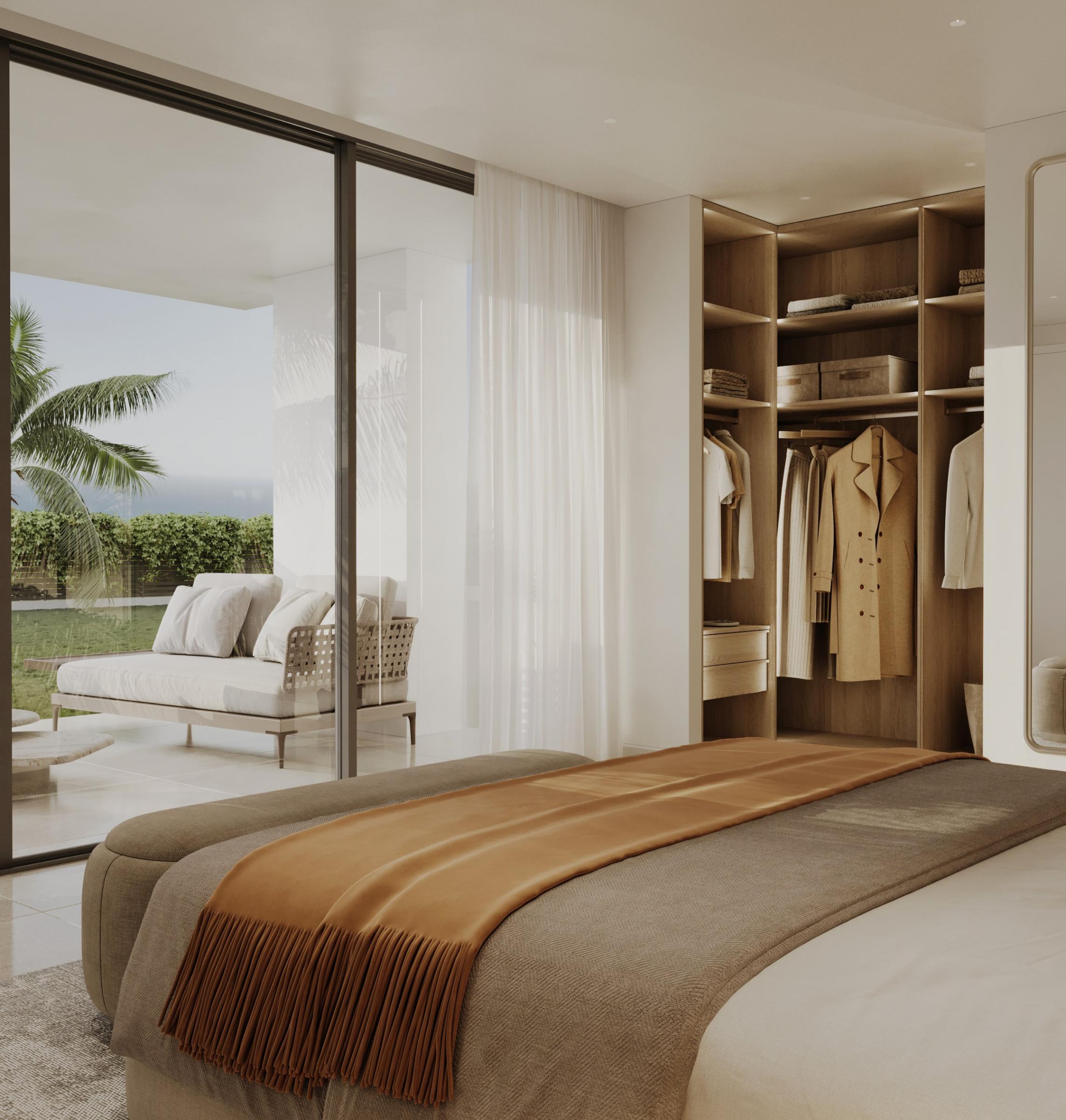 Ground floor plan of 4-bedroom new-build villa, Mijas Pueblo