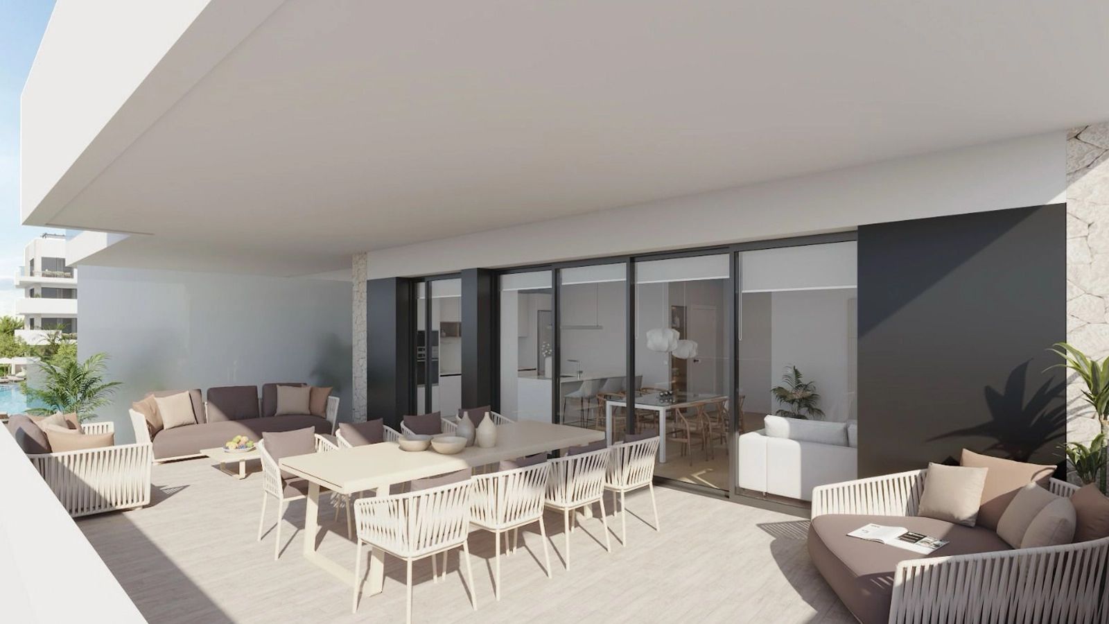 Street view of the penthouse in La Nucia Pueblo, La Nucía